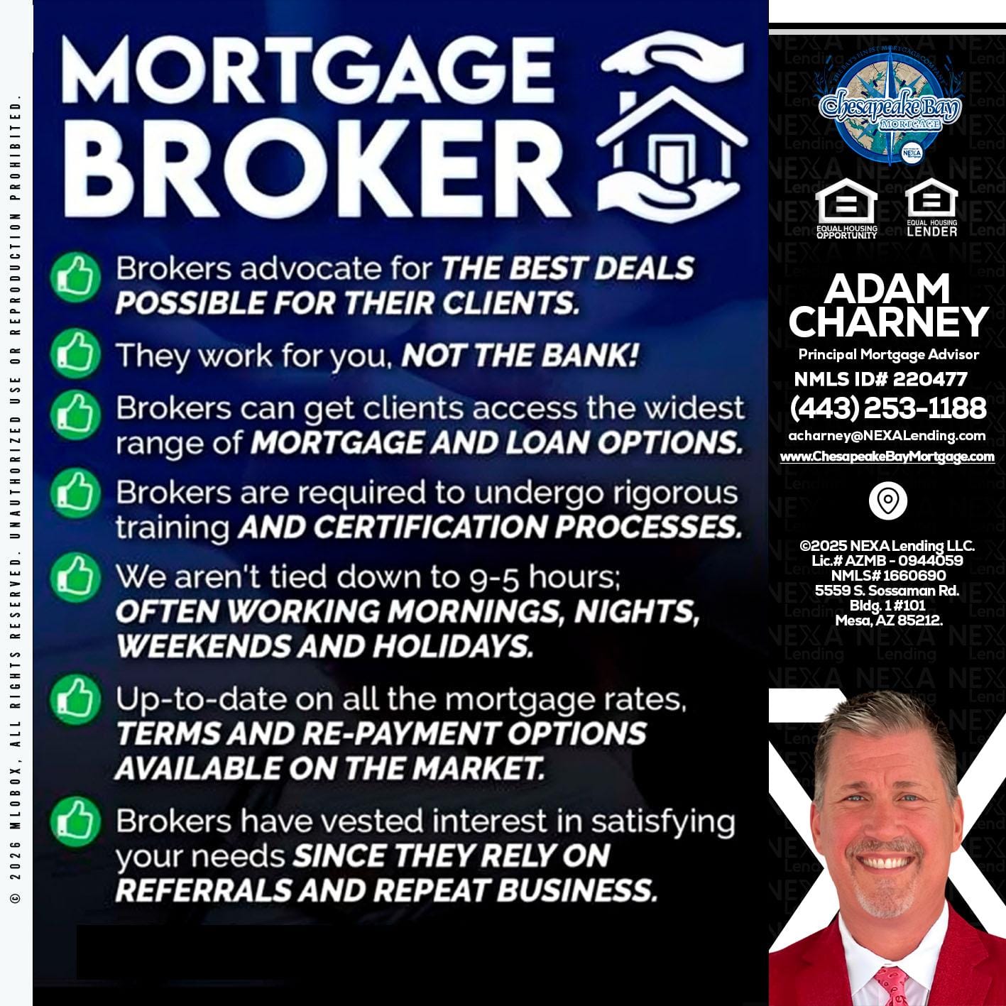 MORTGAGE BROKER - Adam Charney -Principal Mortgage Advisor