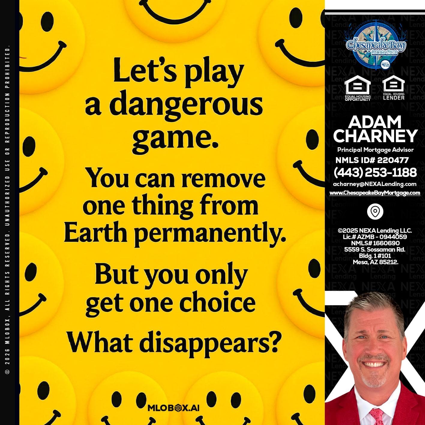 LETS PLAY - Adam Charney -Principal Mortgage Advisor