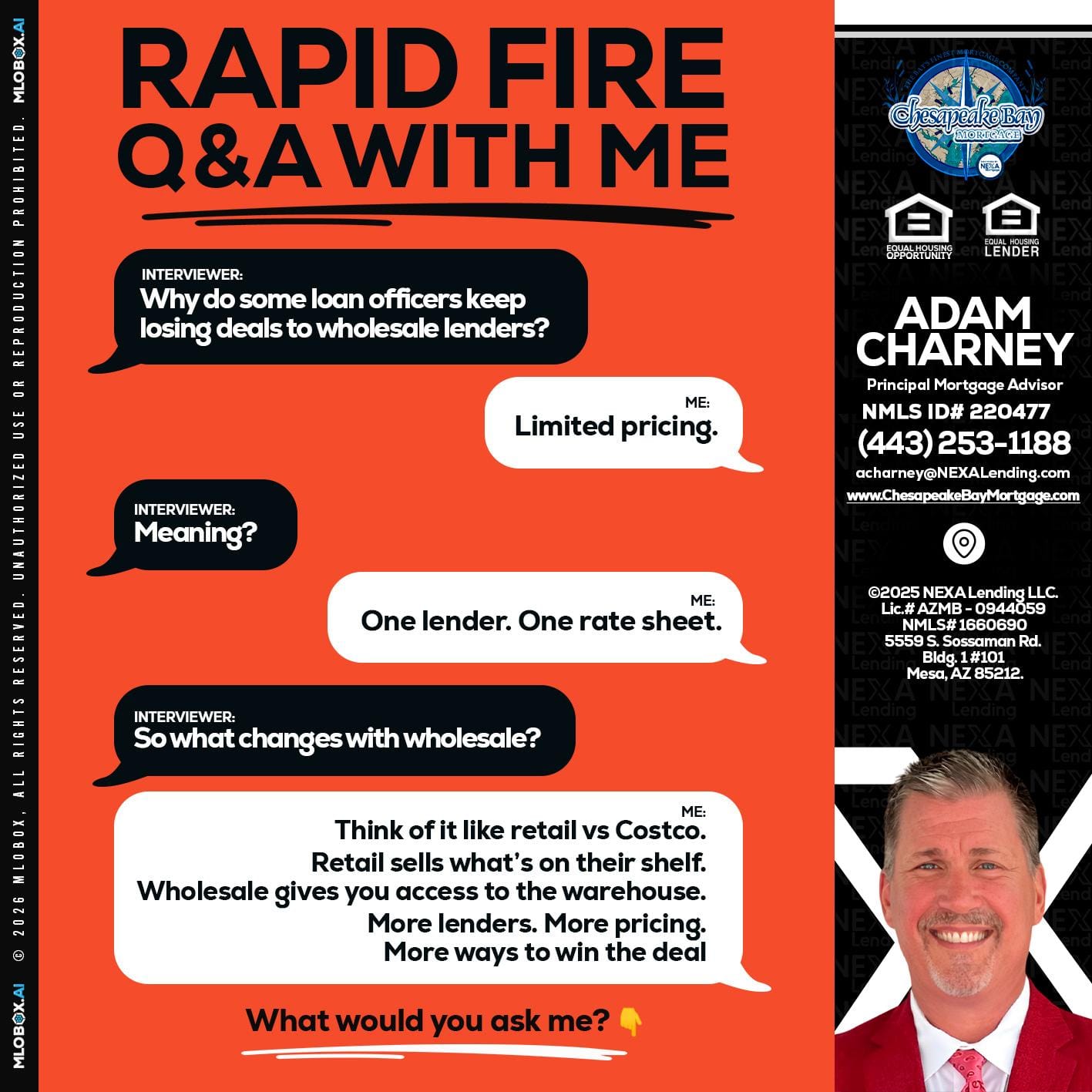 Q&A - Adam Charney -Principal Mortgage Advisor