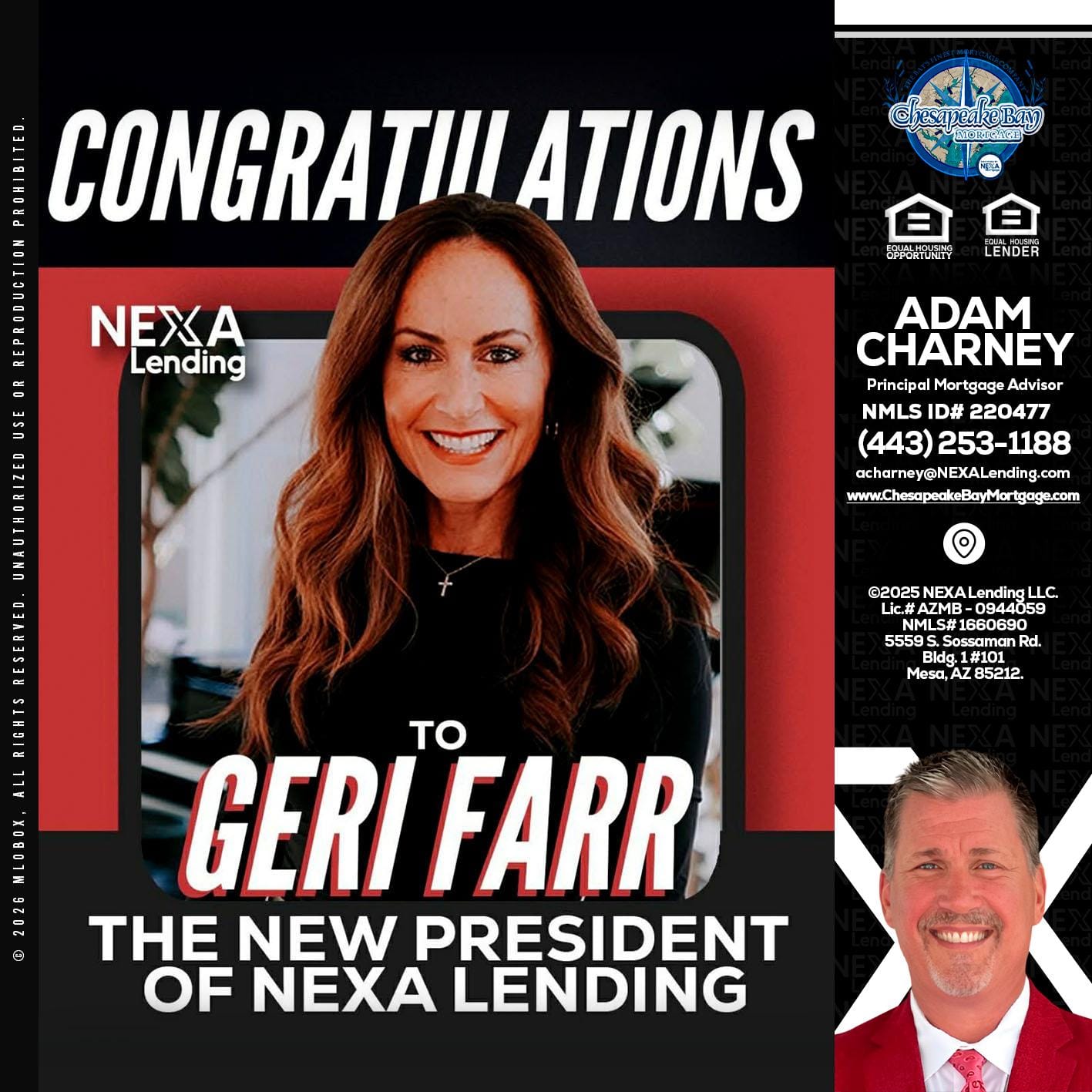 CONGRATULATIONS - Adam Charney -Principal Mortgage Advisor