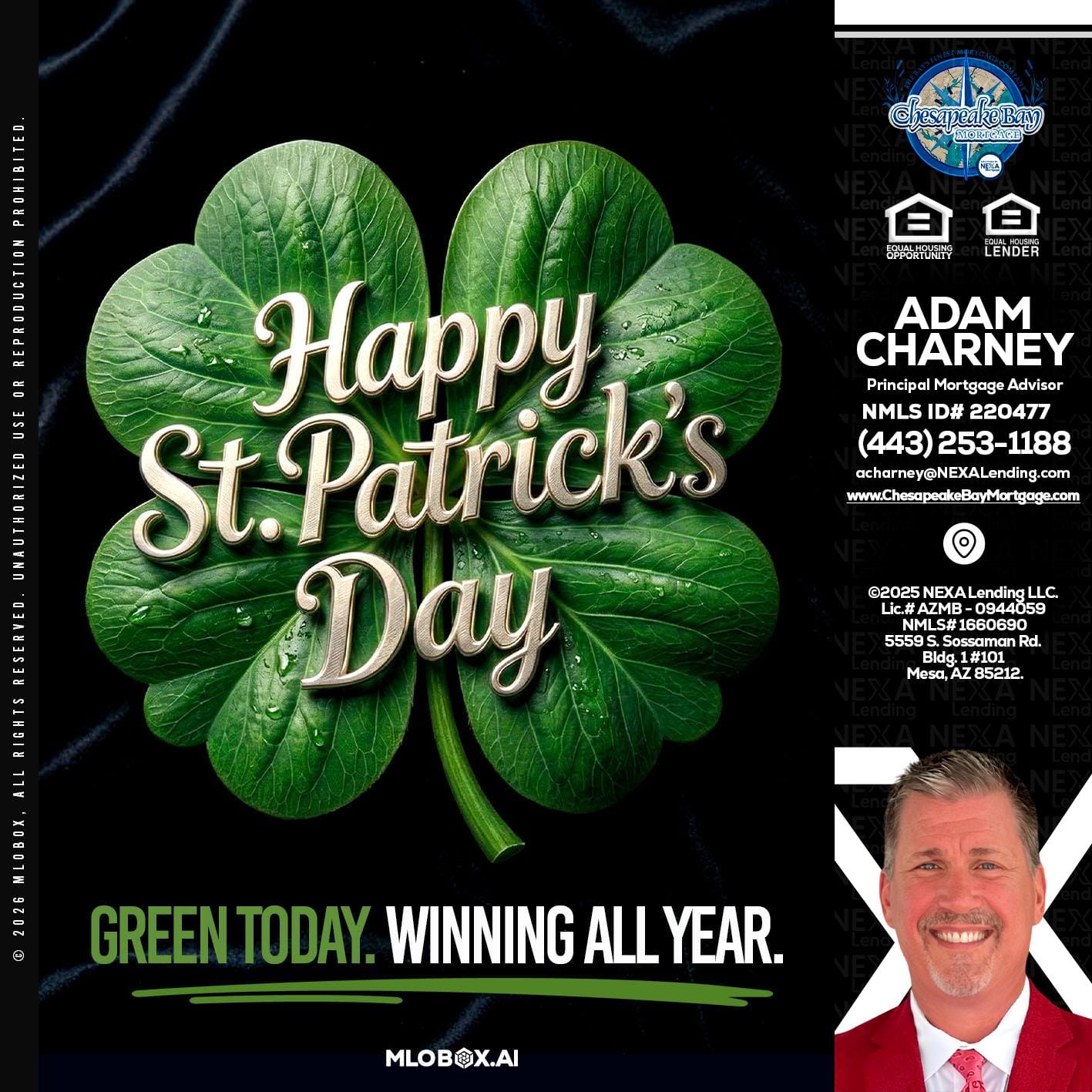 happy st. Patricks day - Adam Charney -Principal Mortgage Advisor