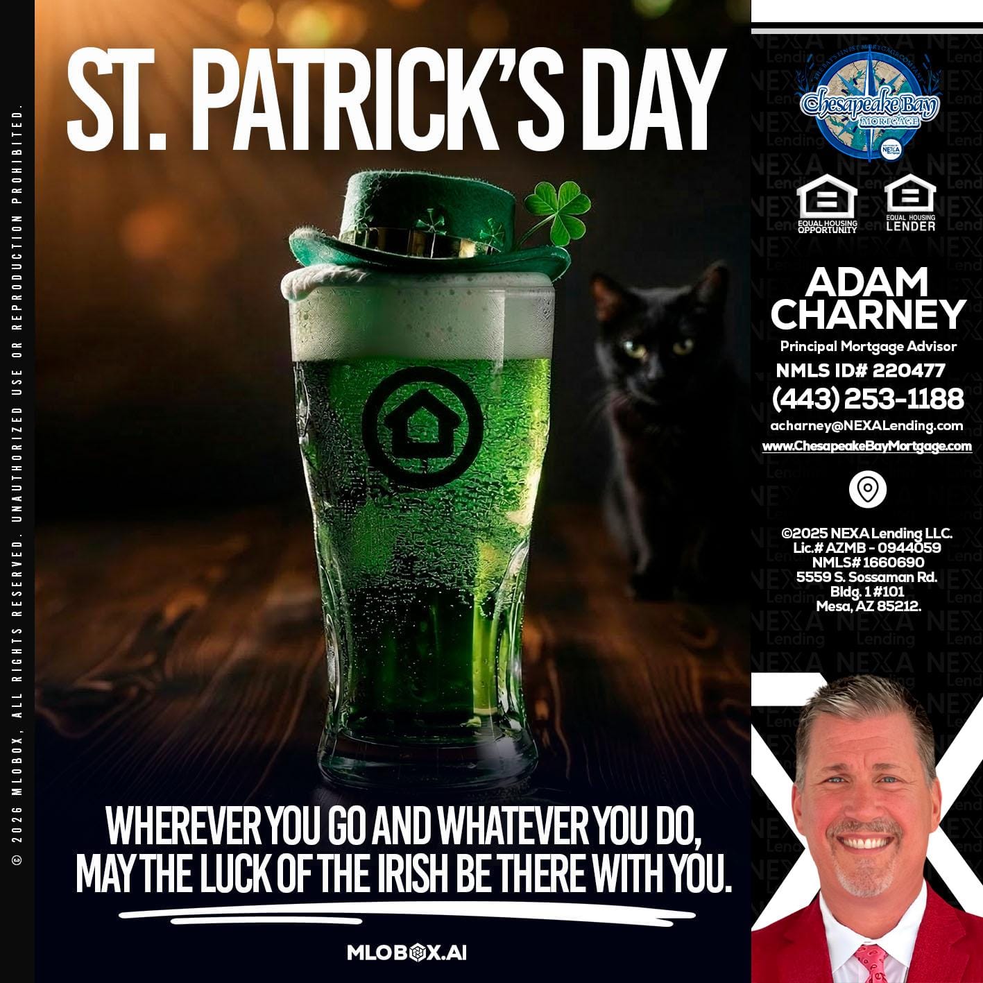 st. Patricks day - Adam Charney -Principal Mortgage Advisor