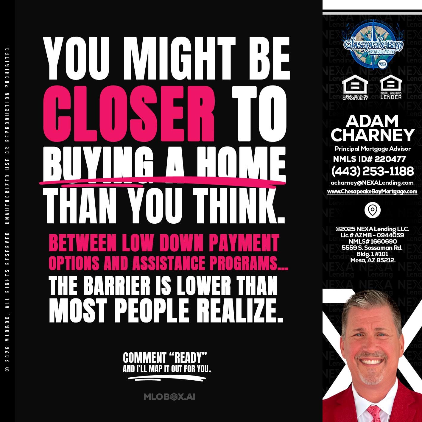 YOU MIGHT BE - Adam Charney -Principal Mortgage Advisor