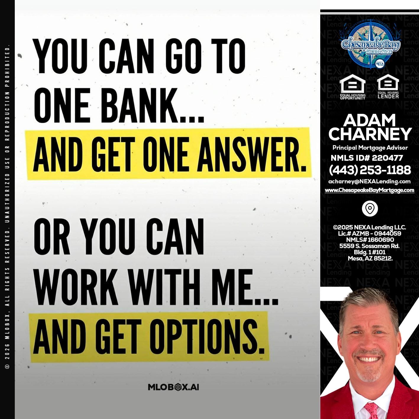YOU CAN GO TO - Adam Charney -Principal Mortgage Advisor