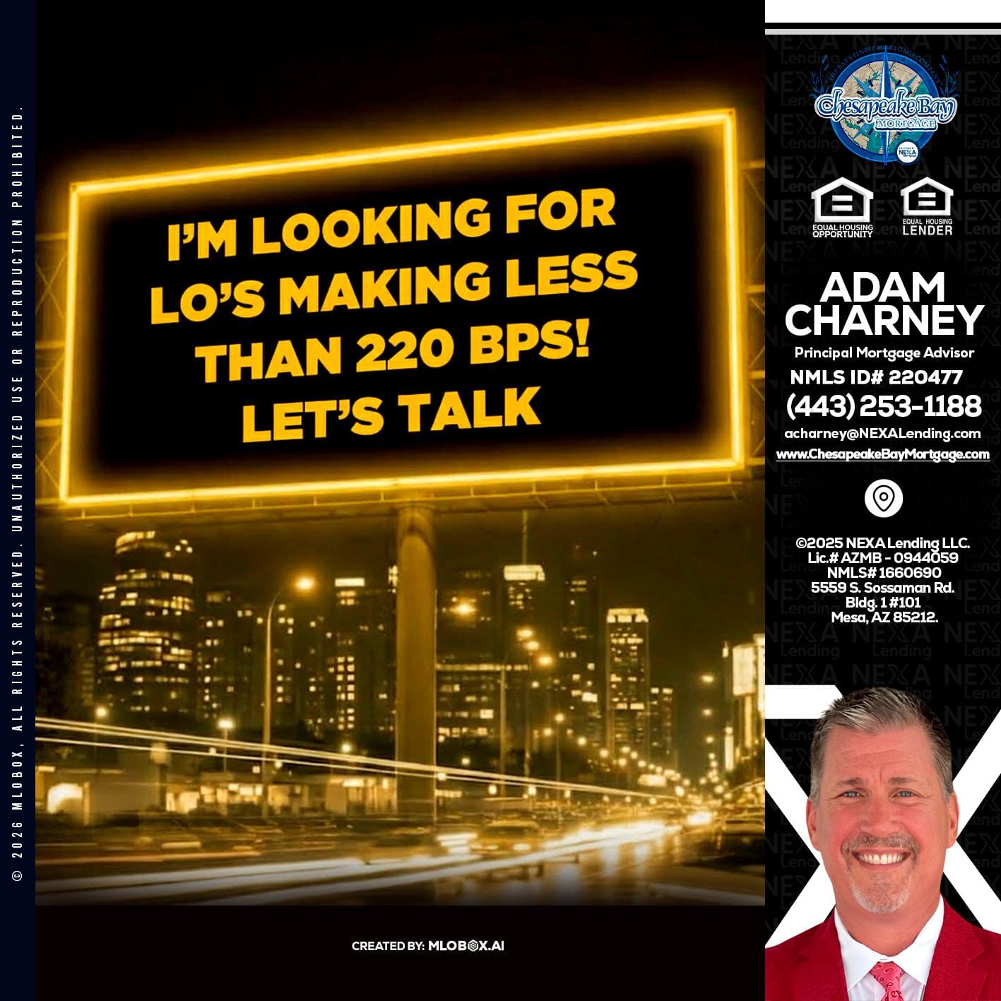 Looking for MLOs - Adam Charney -Principal Mortgage Advisor