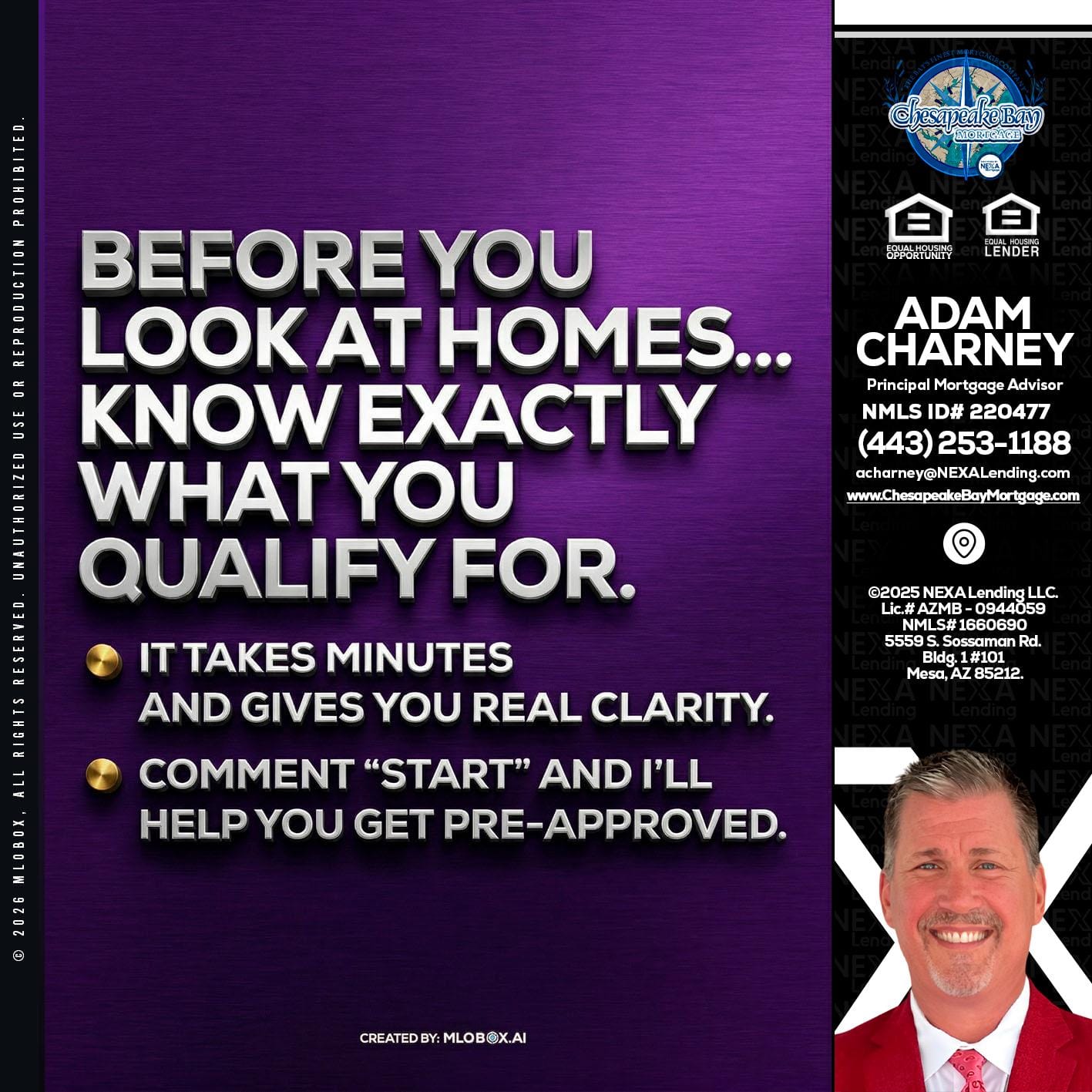 BEFORE YOU - Adam Charney -Principal Mortgage Advisor
