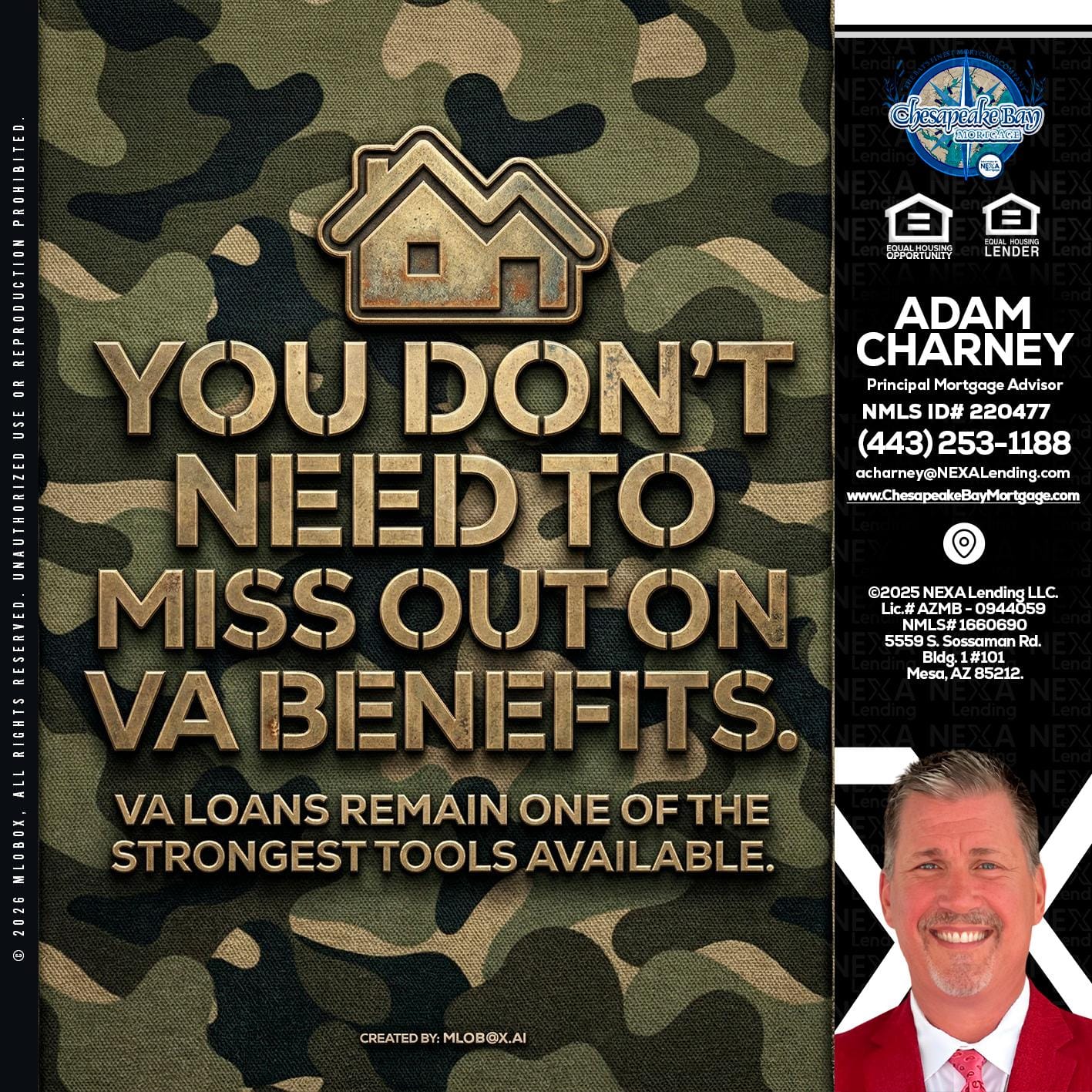 you don't need - Adam Charney -Principal Mortgage Advisor