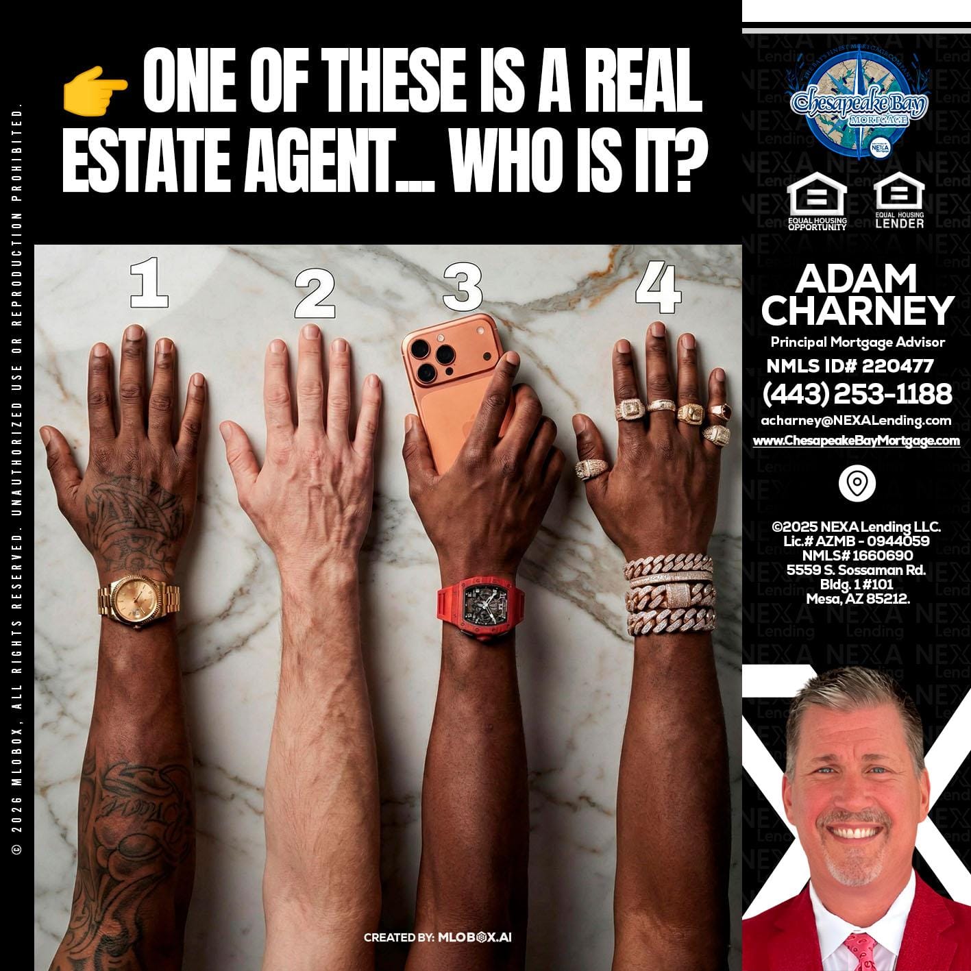 ONE OF THESE - Adam Charney -Principal Mortgage Advisor