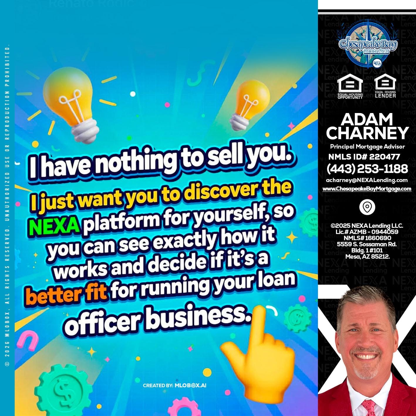 I HAVE NOTHING - Adam Charney -Principal Mortgage Advisor