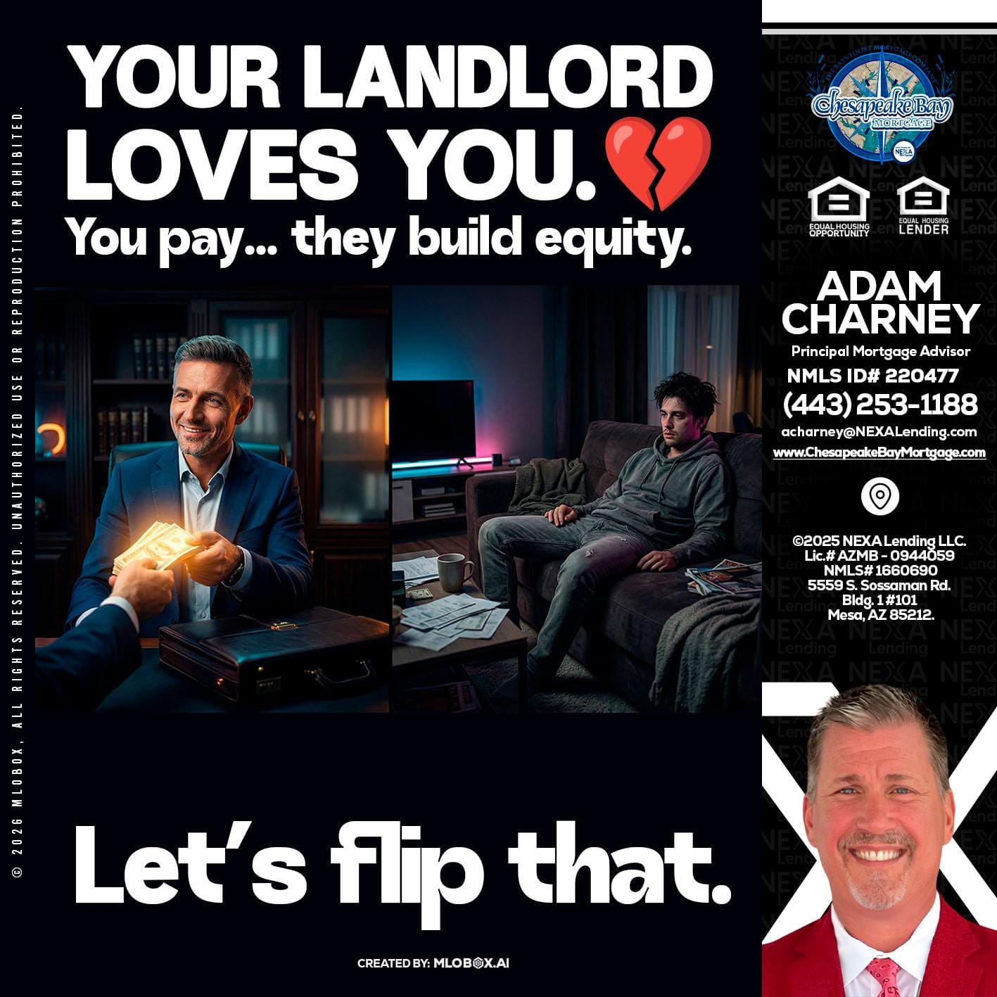your landlord - Adam Charney -Principal Mortgage Advisor
