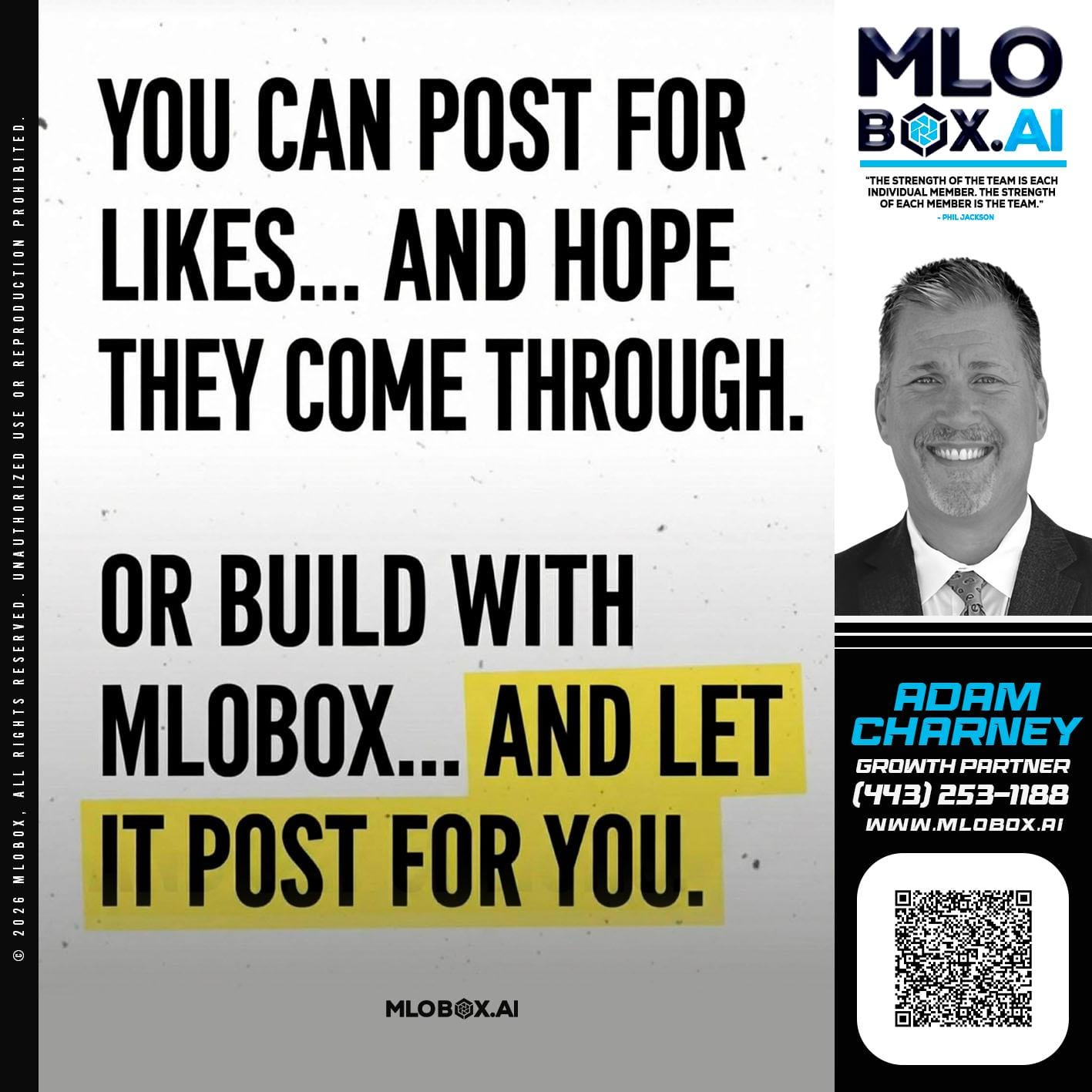 you can post - Adam Charney -Principal Mortgage Advisor