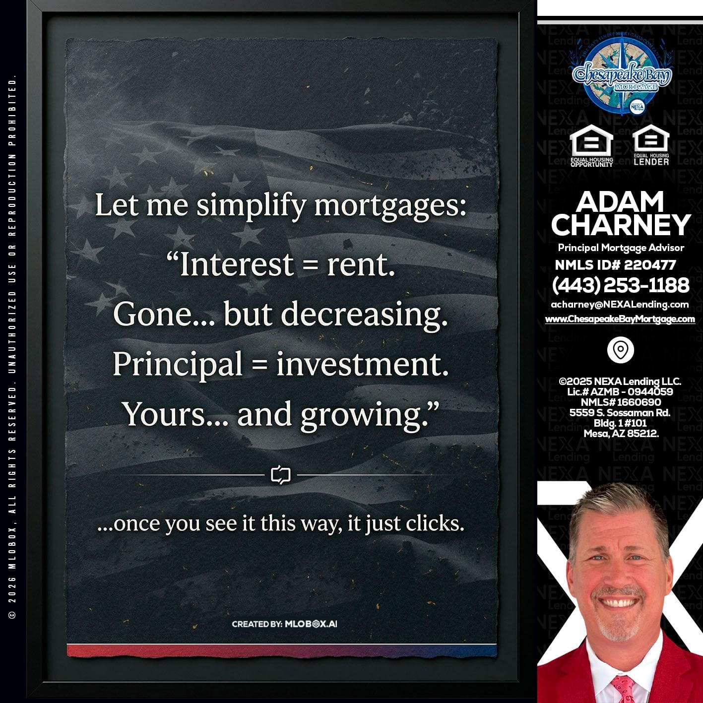 LET ME SIMPLIFY - Adam Charney -Principal Mortgage Advisor