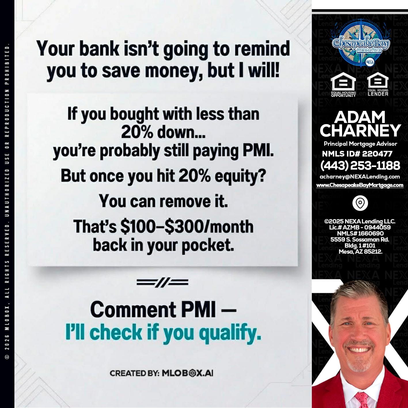 YOUR BANK ISNT - Adam Charney -Principal Mortgage Advisor