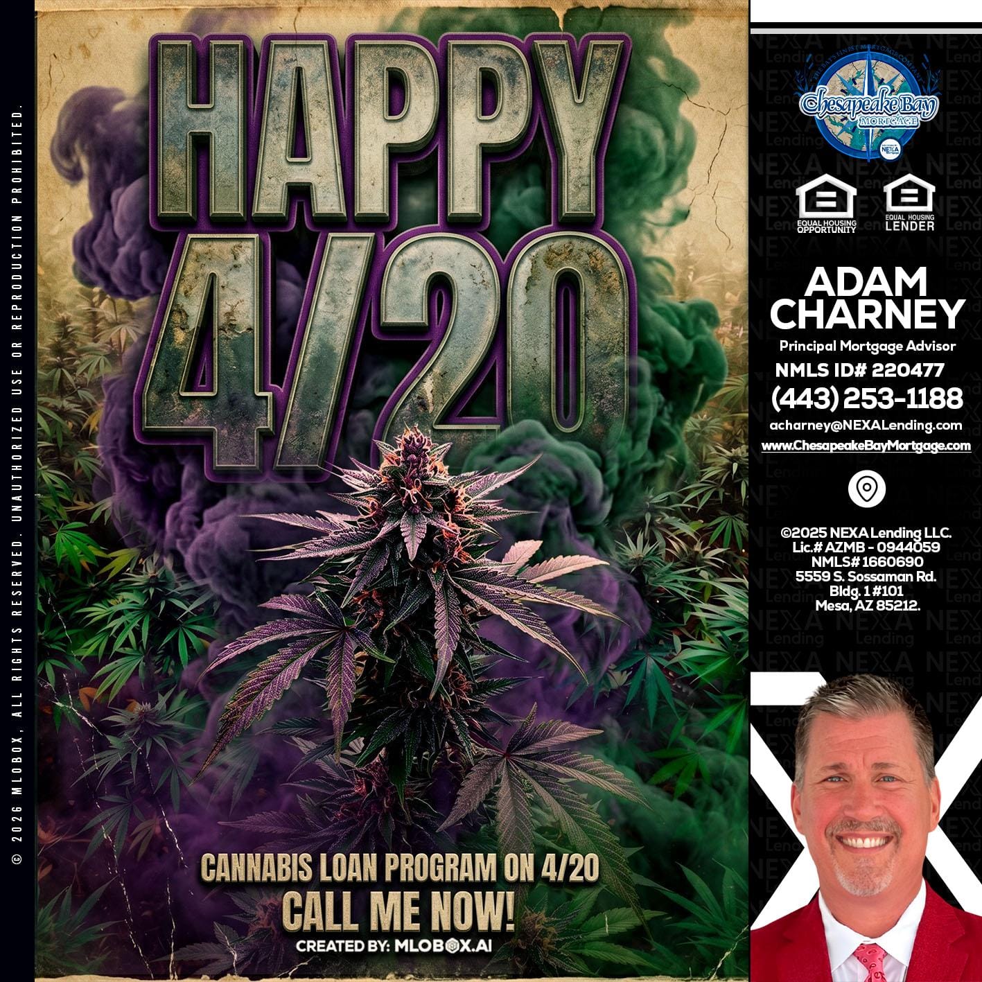 HAPPY 420 - Adam Charney -Principal Mortgage Advisor
