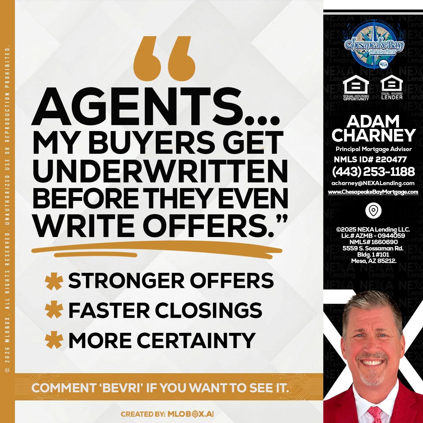agents - Adam Charney -Principal Mortgage Advisor