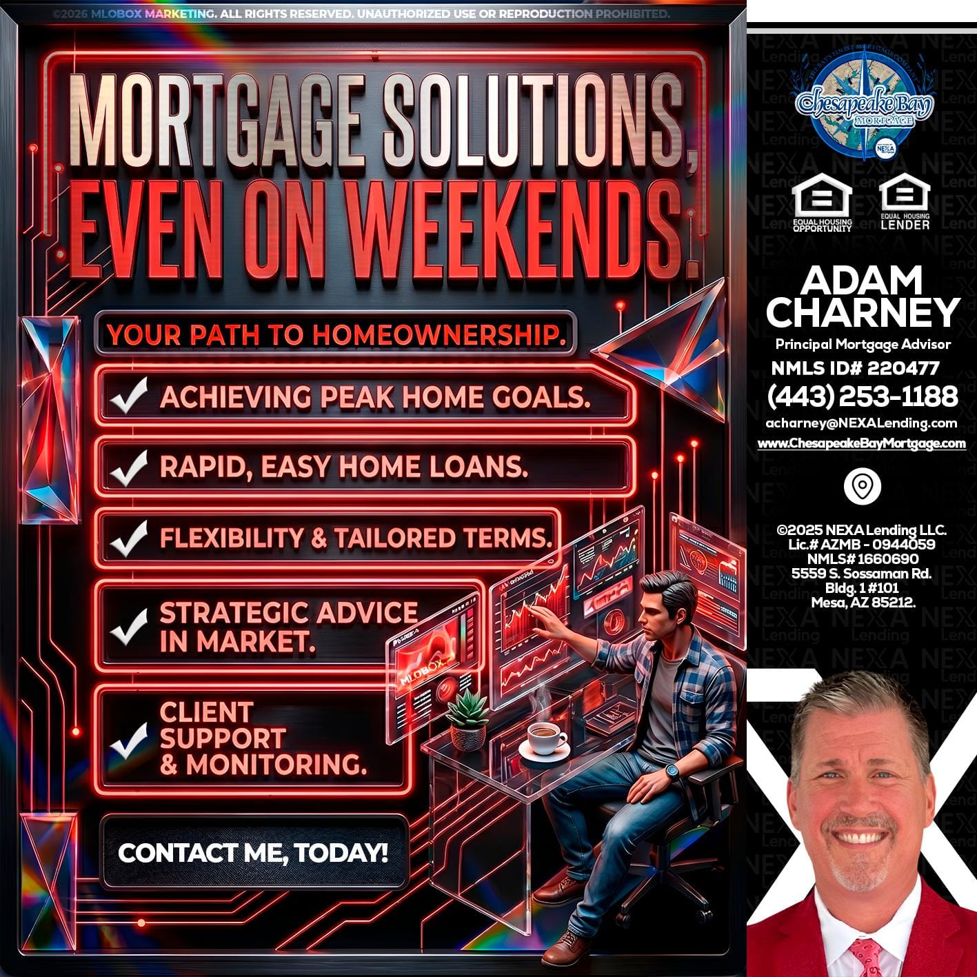 WEEKEND SOLUTIONS - Adam Charney -Principal Mortgage Advisor
