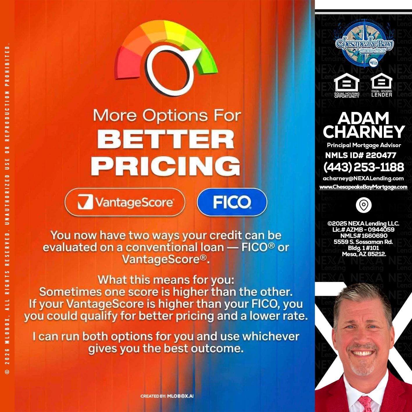 BETTER PRICING - Adam Charney -Principal Mortgage Advisor