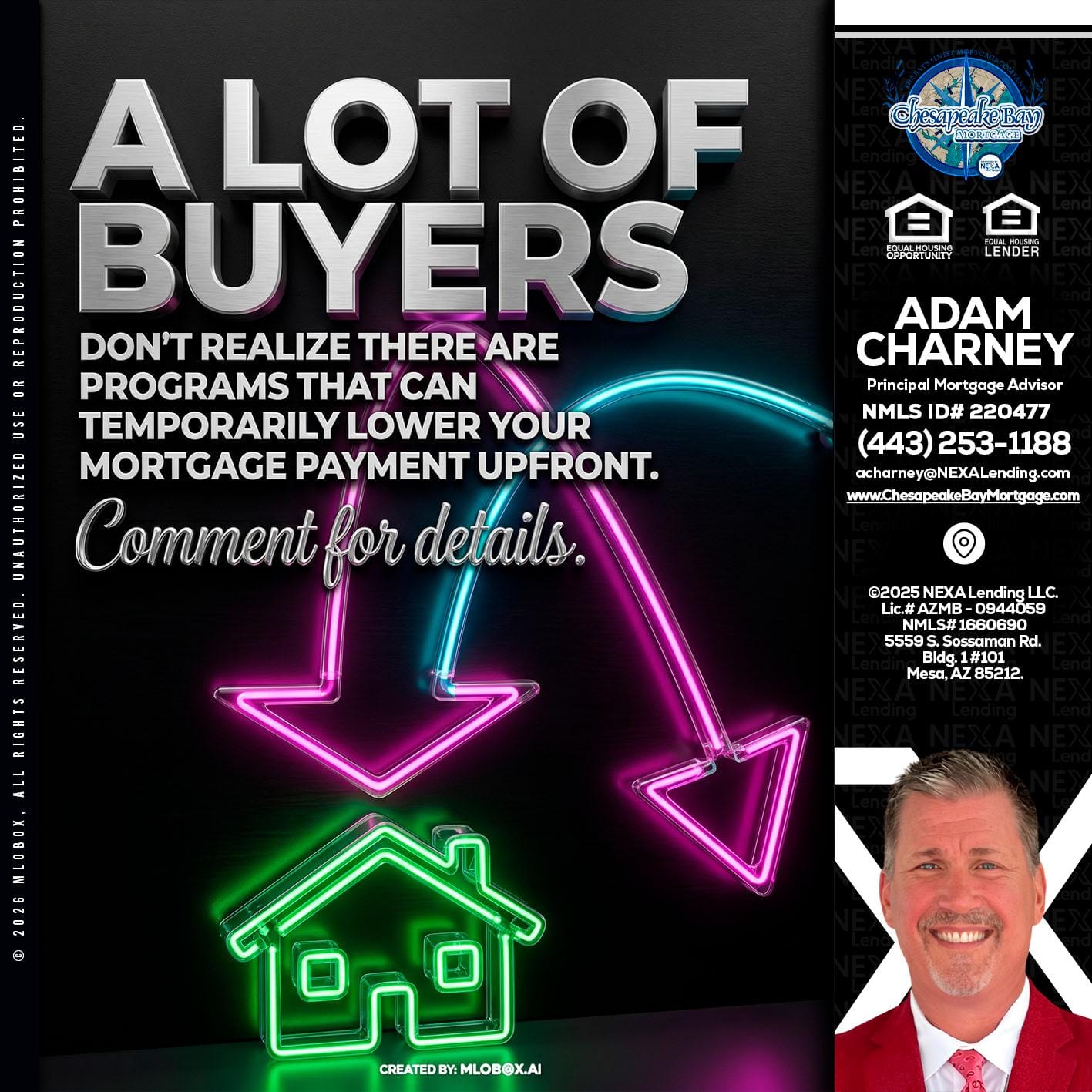 A LOT OF BUYERS - Adam Charney -Principal Mortgage Advisor