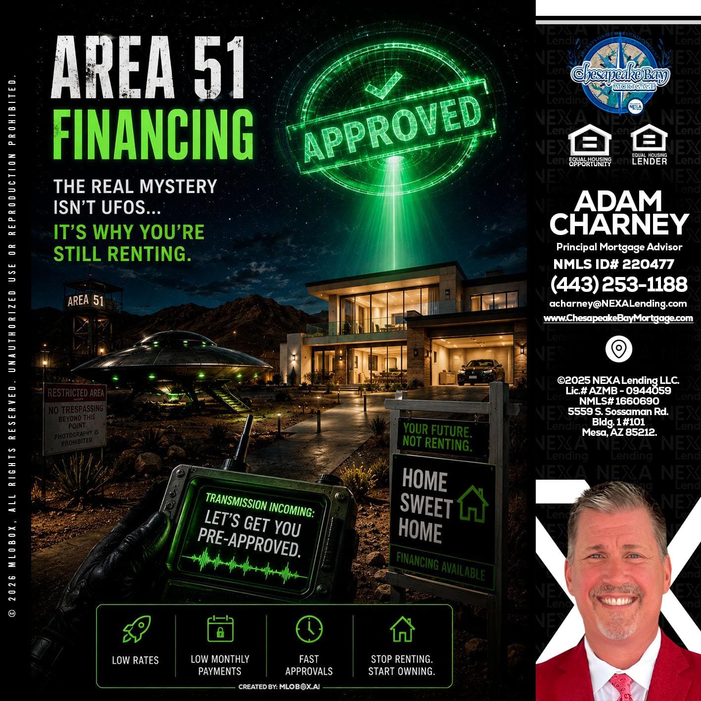 AREA 51 - Adam Charney -Principal Mortgage Advisor