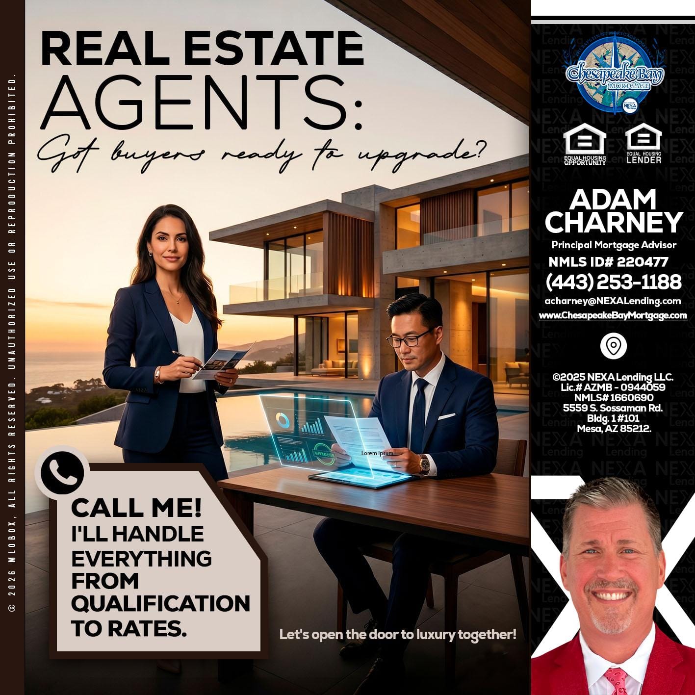 REAL ESTATE AGENTS - Adam Charney -Principal Mortgage Advisor
