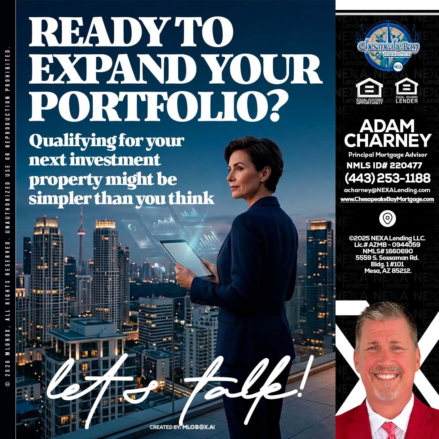 READY TO EXPAND - Adam Charney -Principal Mortgage Advisor