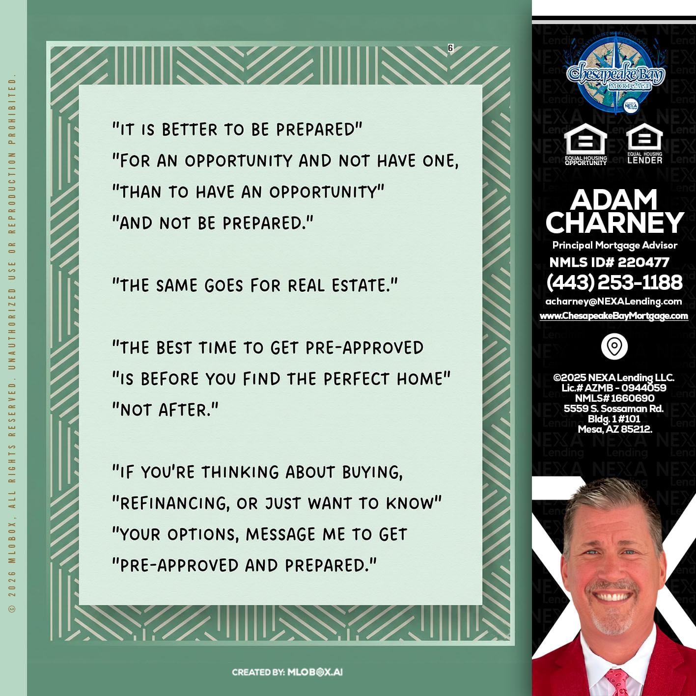 its better - Adam Charney -Principal Mortgage Advisor