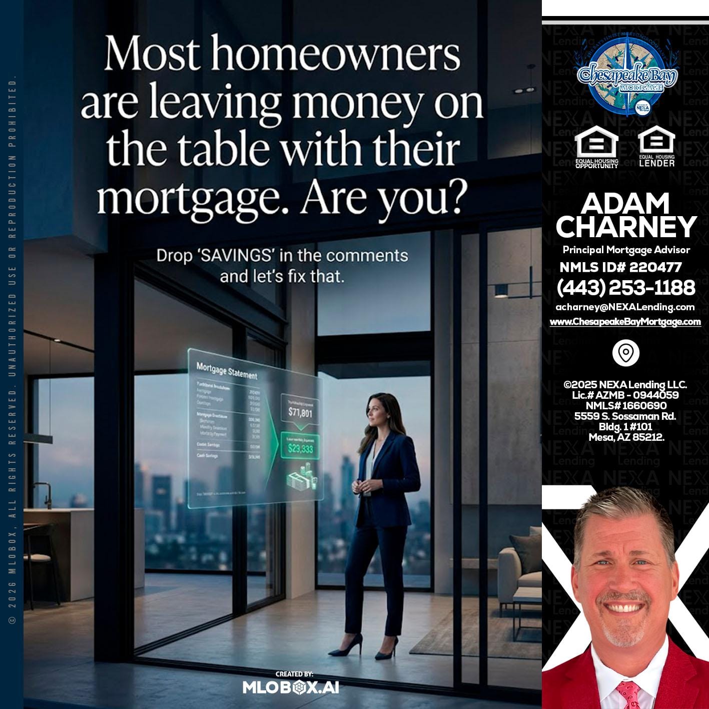 MOST OWNERS - Adam Charney -Principal Mortgage Advisor