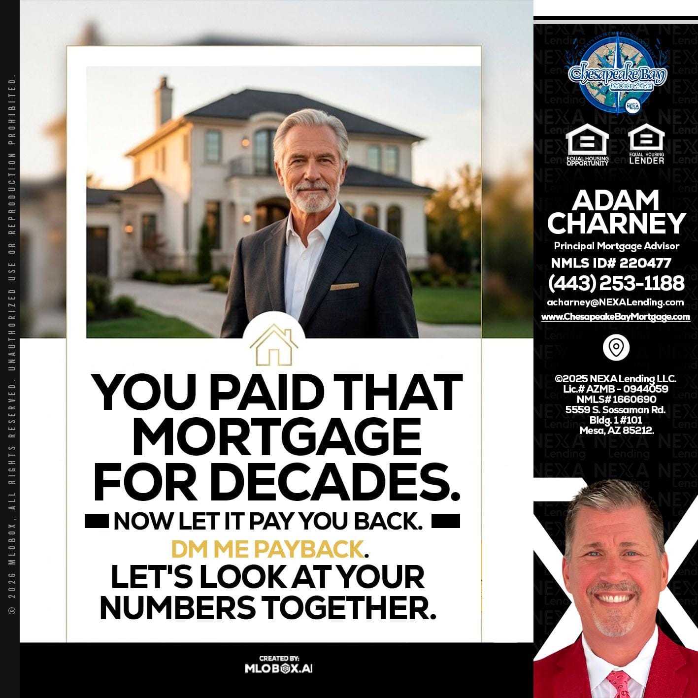 YOU PAID THAT MORTGAGE - Adam Charney -Principal Mortgage Advisor