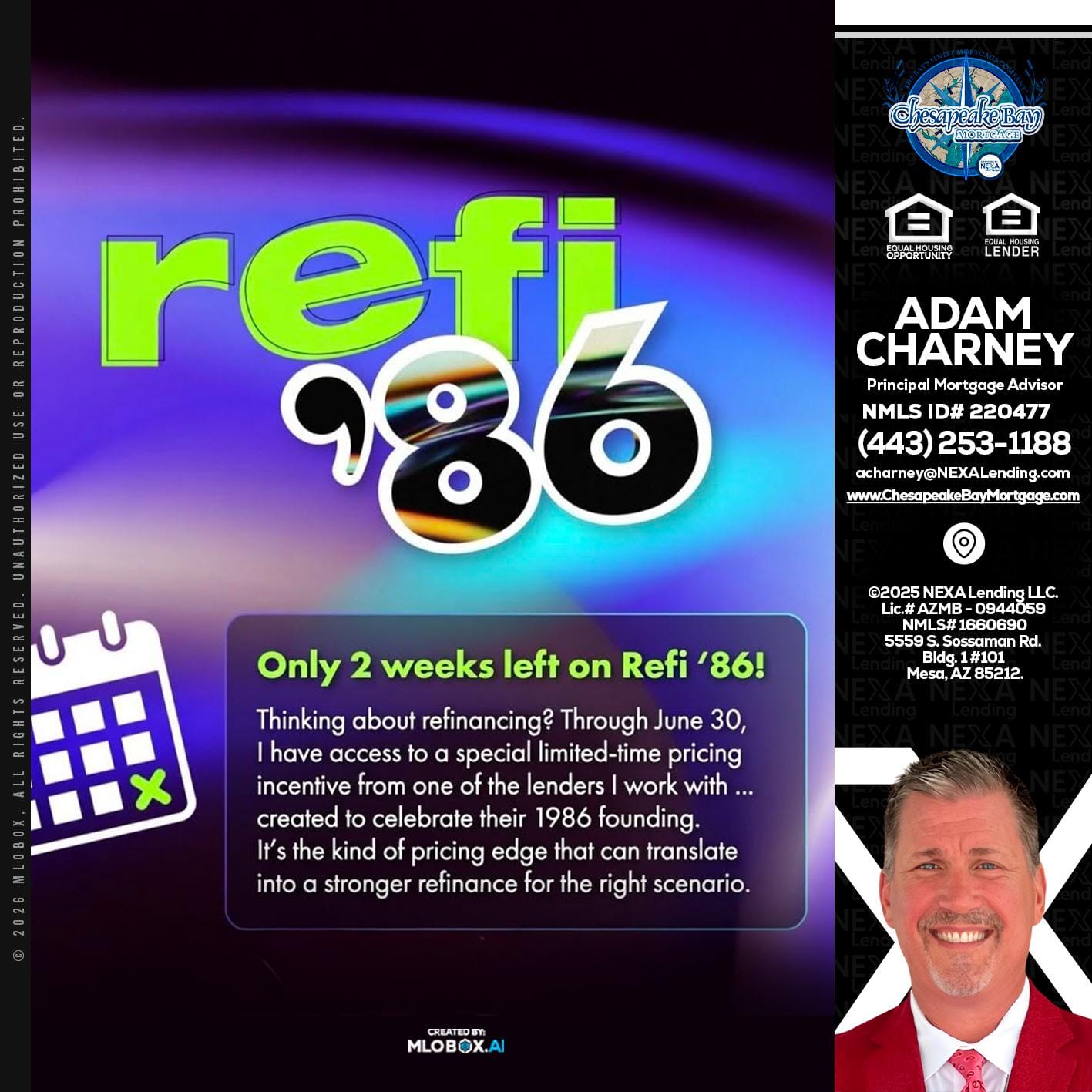 REFI 86 - Adam Charney -Principal Mortgage Advisor