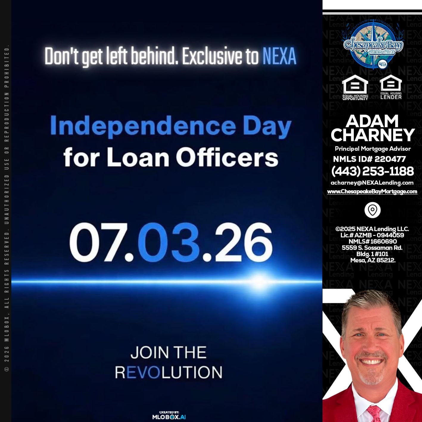 INDEPENDENCE DAY - Adam Charney -Principal Mortgage Advisor