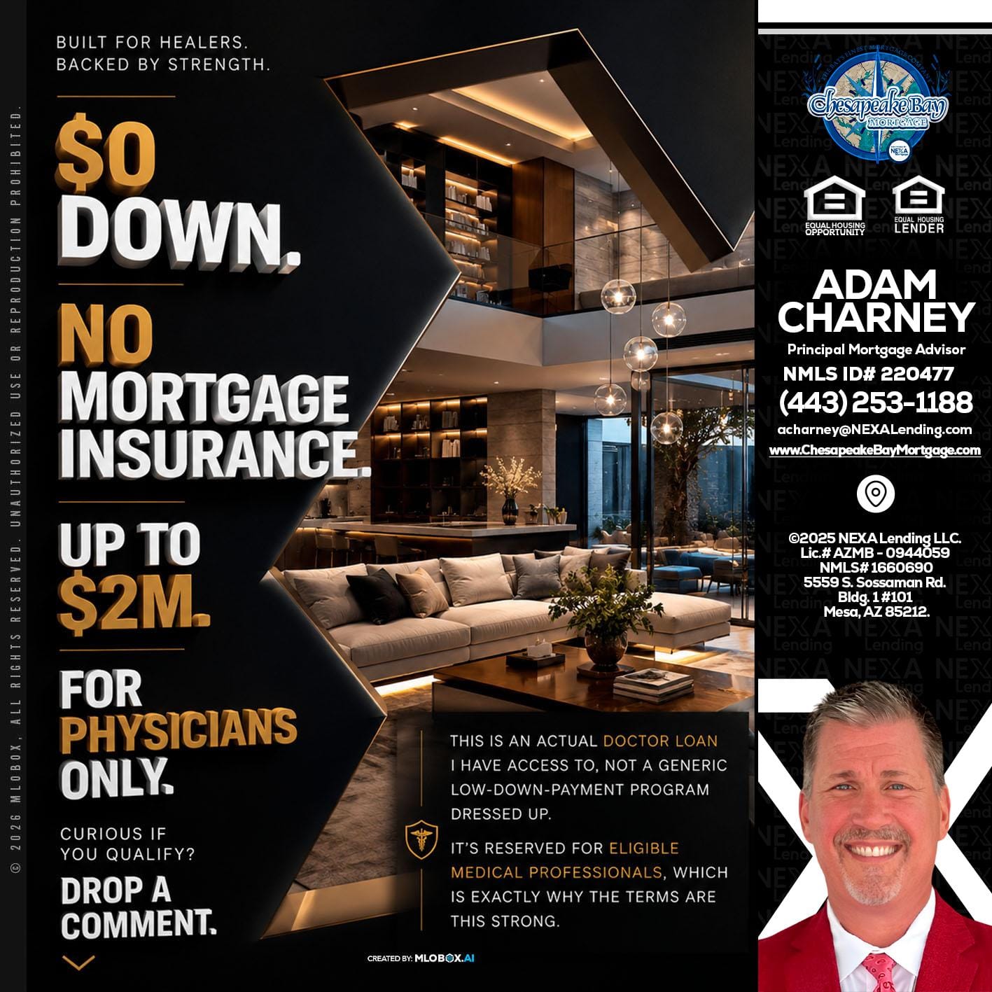$0 DOWN - Adam Charney -Principal Mortgage Advisor