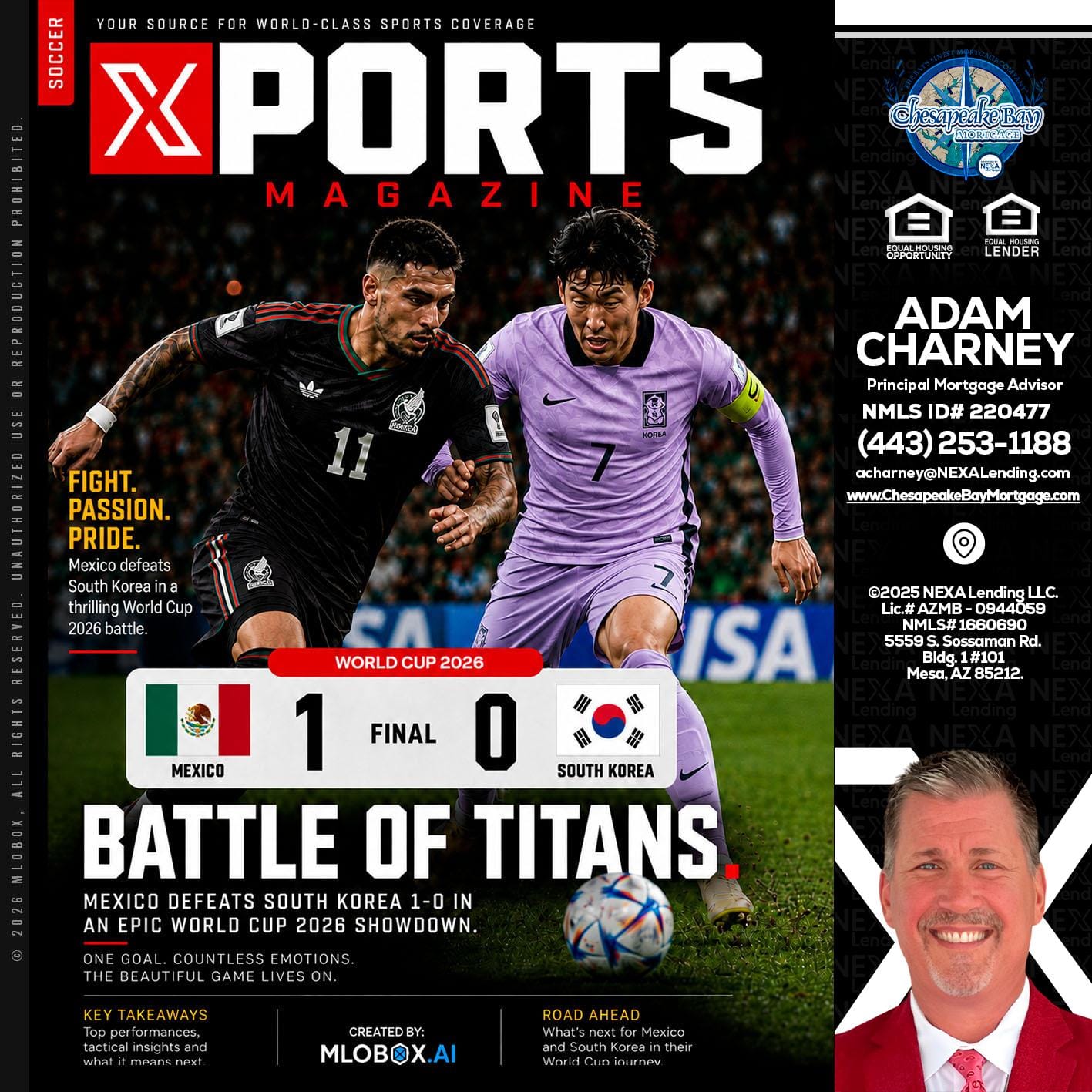 XPORTS MAGAZINE - Adam Charney -Principal Mortgage Advisor