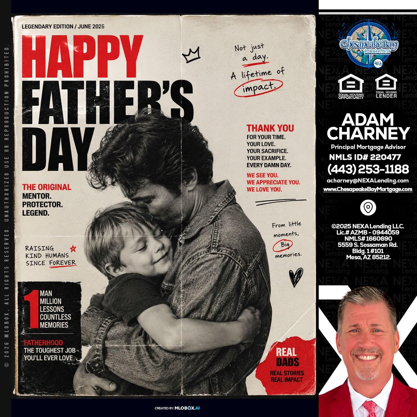 HAPPY FATHERS DAY - Adam Charney -Principal Mortgage Advisor