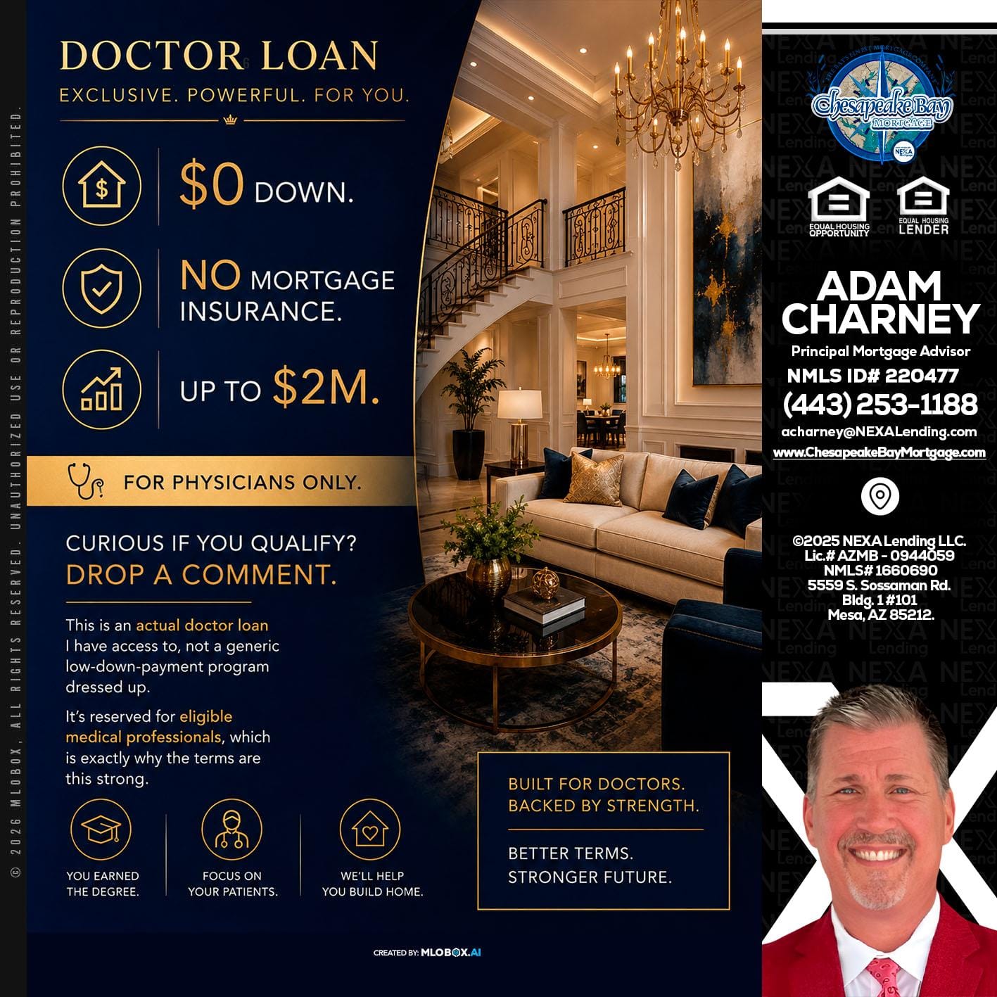DOCTOR LOANS - Adam Charney -Principal Mortgage Advisor