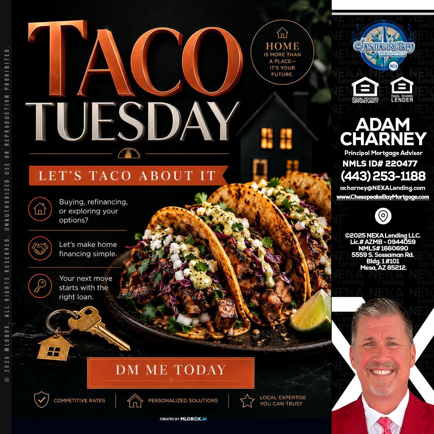 TACO TUESDAY - Adam Charney -Principal Mortgage Advisor