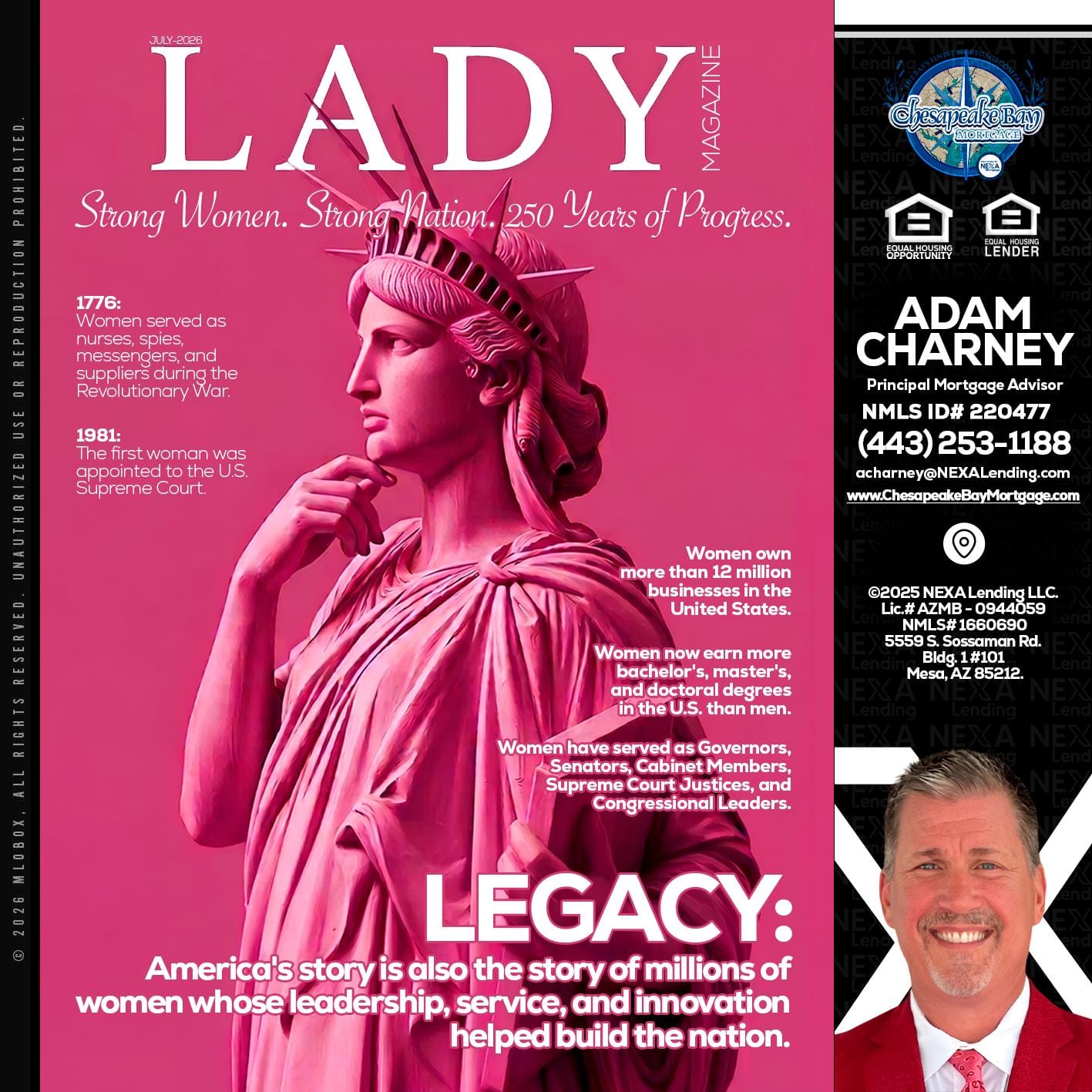 LADY LIBERTY! - Adam Charney -Principal Mortgage Advisor
