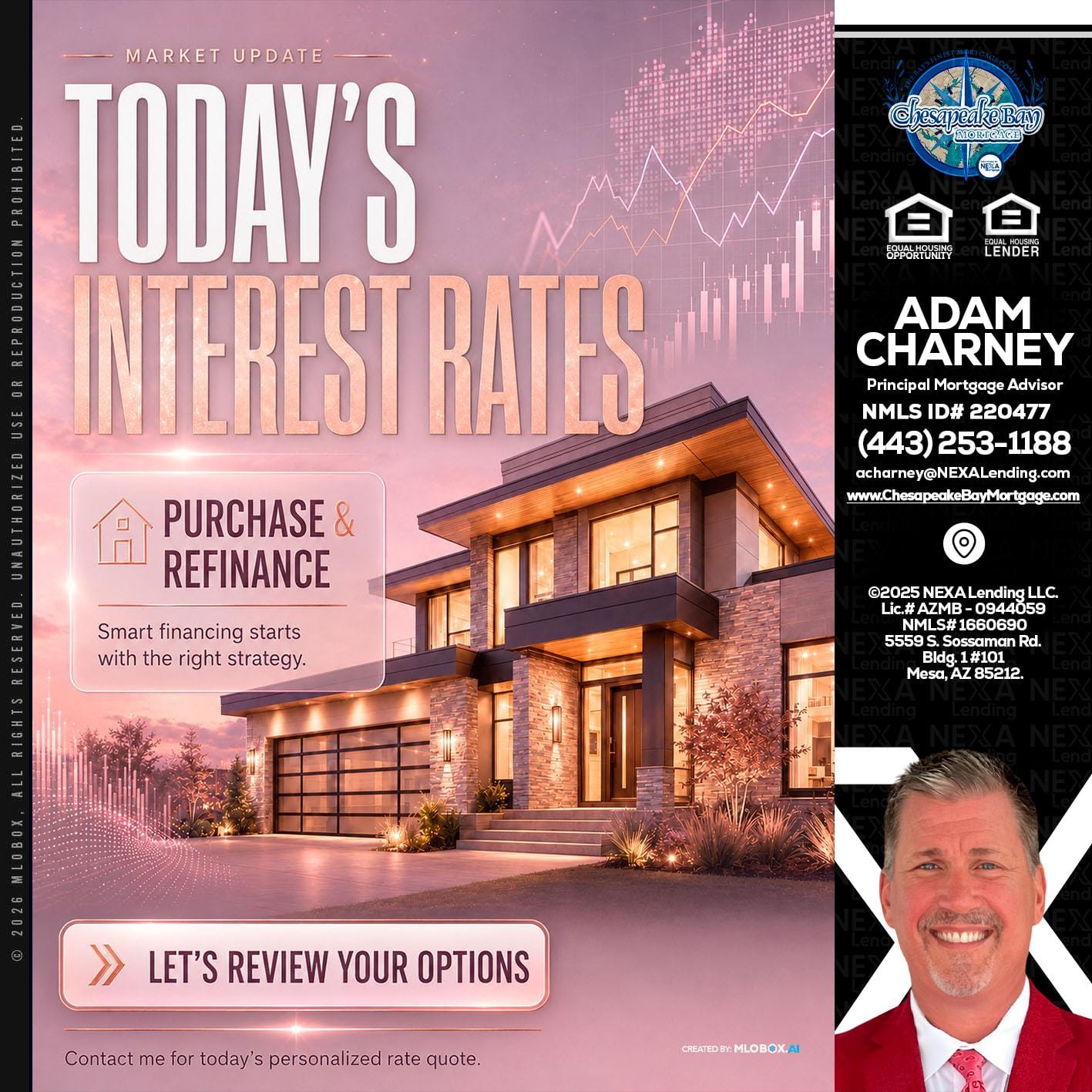 todays interest rates - Adam Charney -Principal Mortgage Advisor