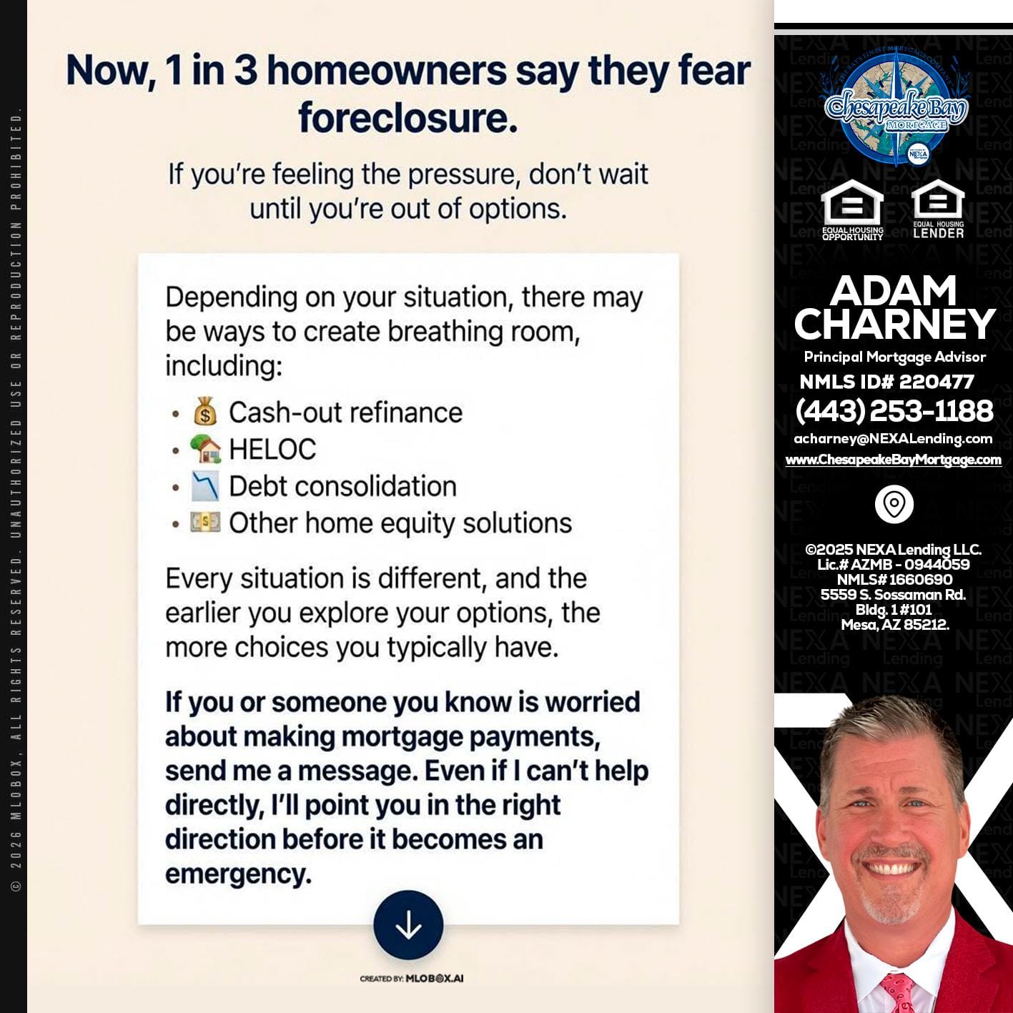 NOW, 1 IN 3 - Adam Charney -Principal Mortgage Advisor