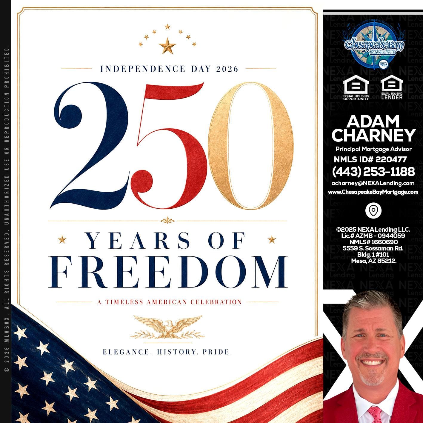 250 YEARS - Adam Charney -Principal Mortgage Advisor