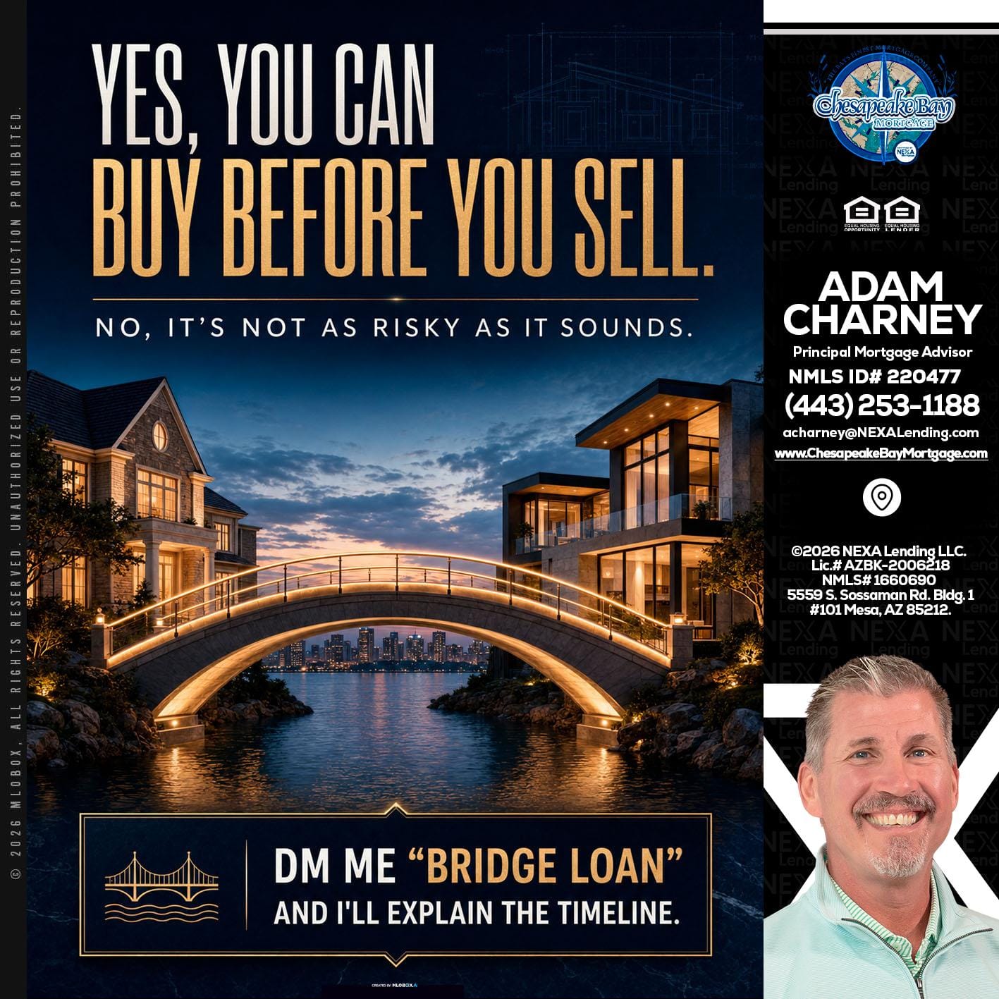 YES, YOU CAN - Adam Charney -Principal Mortgage Advisor