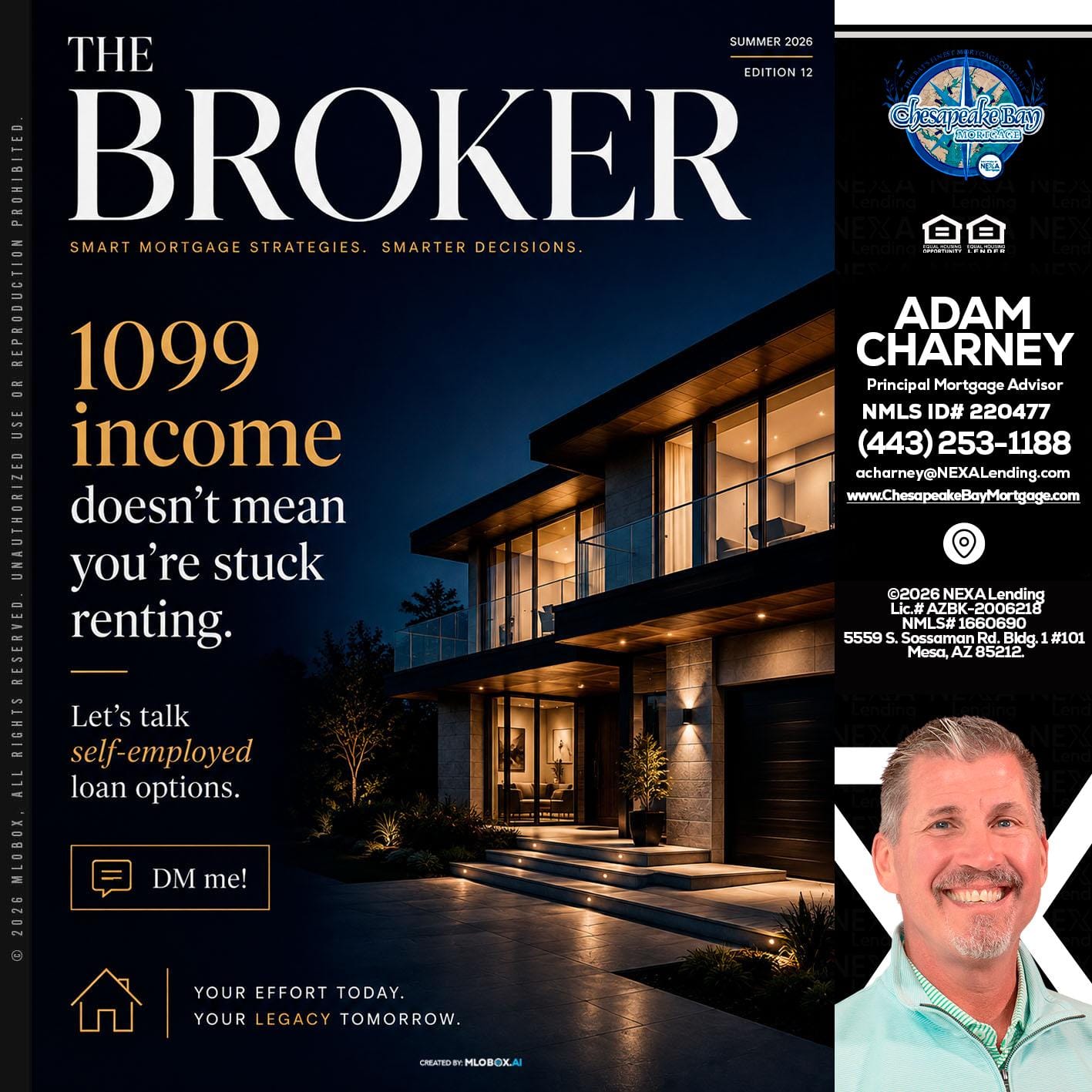 THE BROKER - Adam Charney -Principal Mortgage Advisor