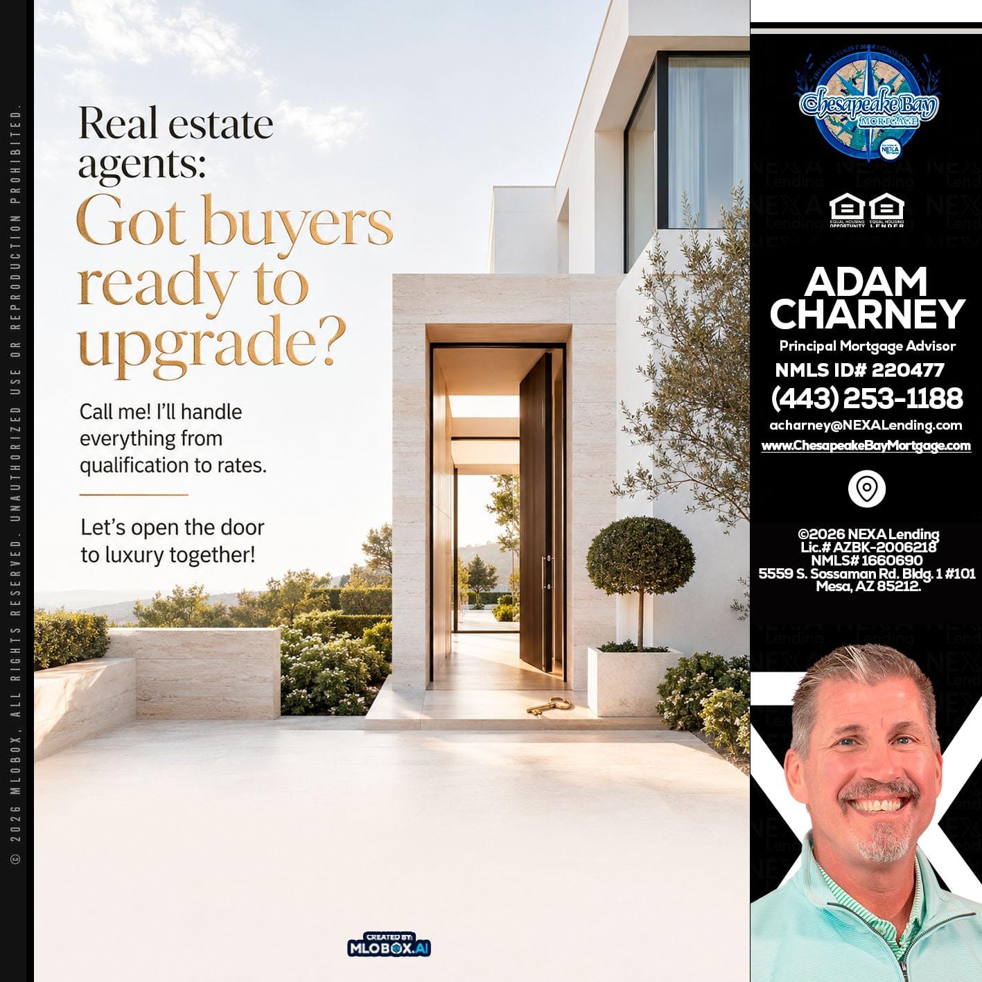 REAL ESTATE AGENTS - Adam Charney -Principal Mortgage Advisor