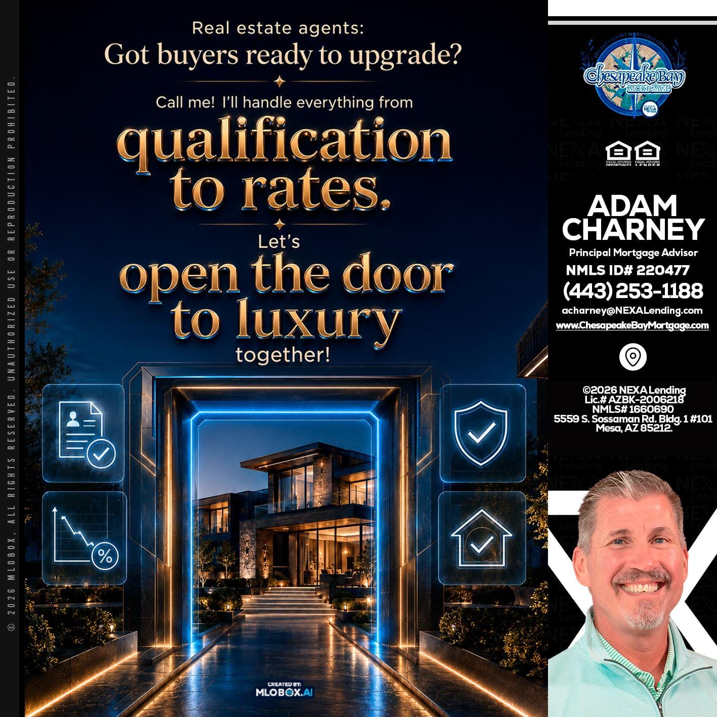 QUALIFICATION TO RATES - Adam Charney -Principal Mortgage Advisor