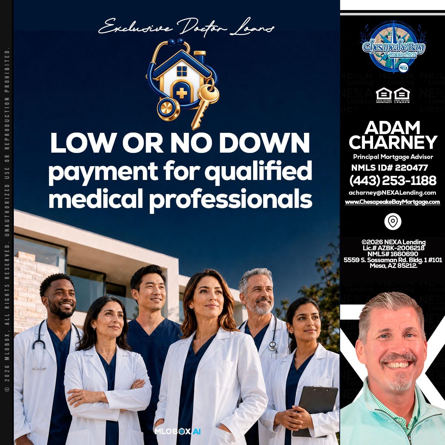DOCTOR LOANS - Adam Charney -Principal Mortgage Advisor