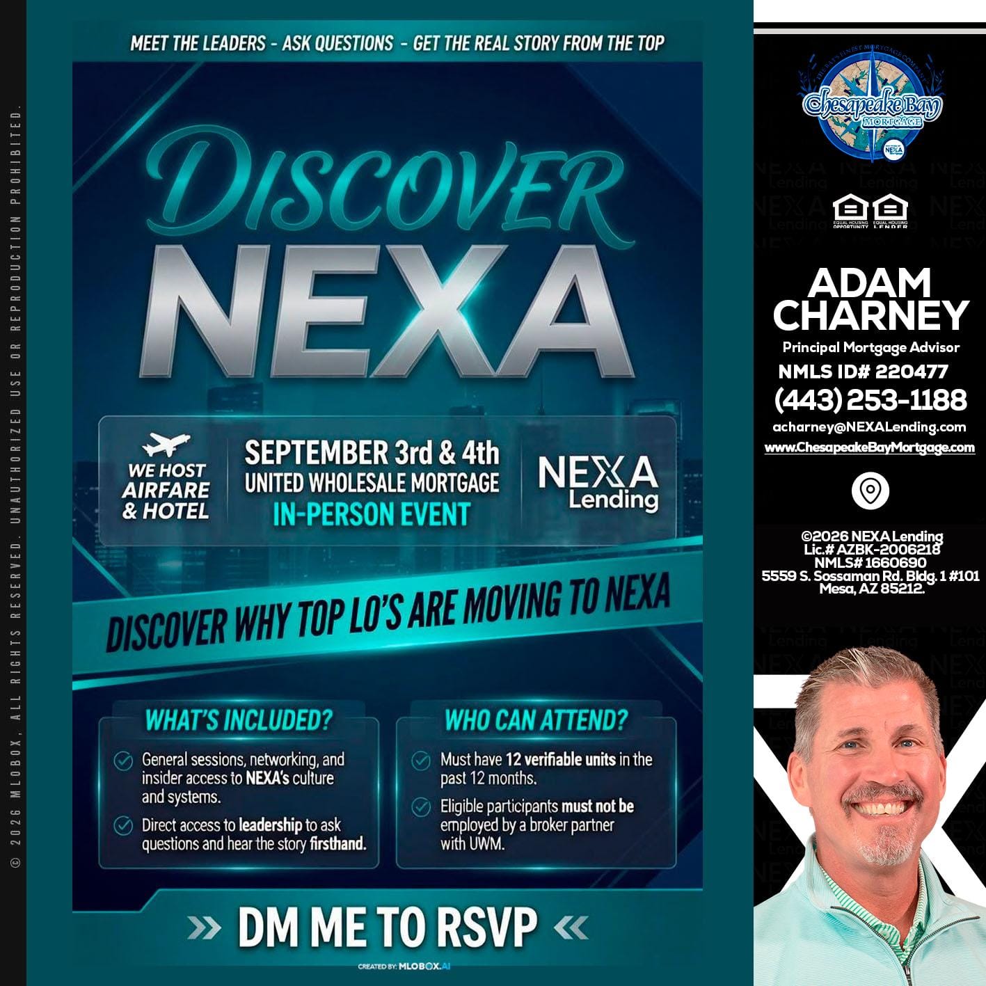 DISCOVER NEXA - Adam Charney -Principal Mortgage Advisor