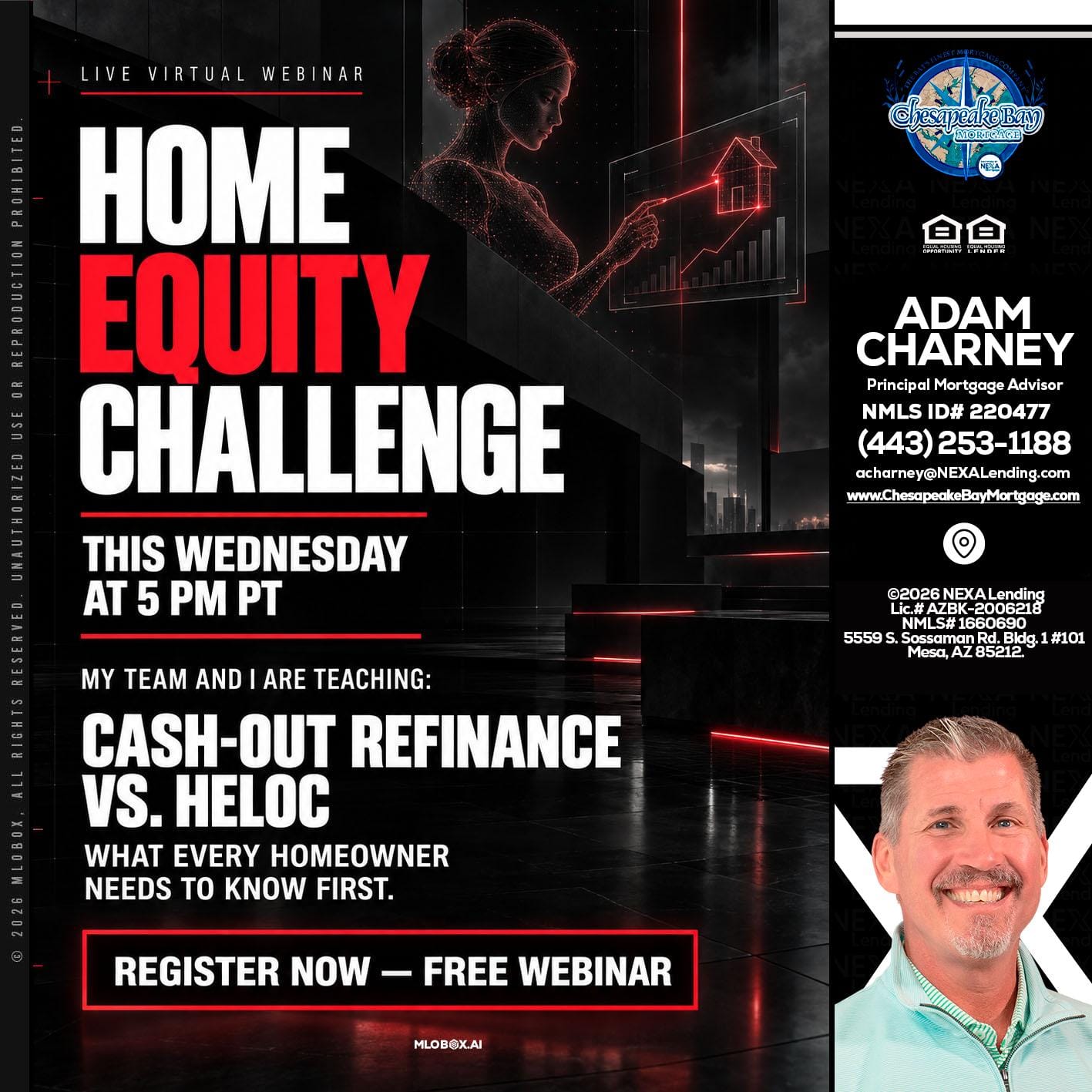 HOME EQUITY CHALLENGE - Adam Charney -Principal Mortgage Advisor