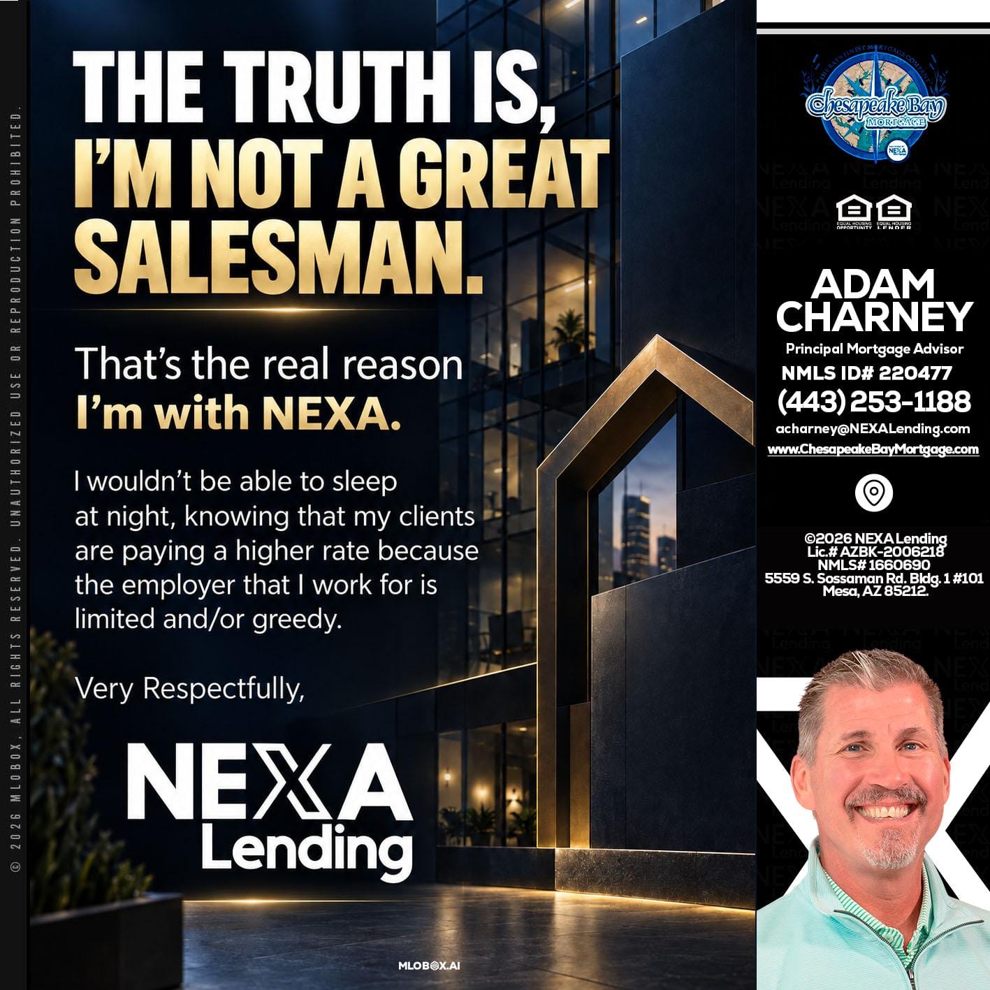 THE TRUTH IS - Adam Charney -Principal Mortgage Advisor