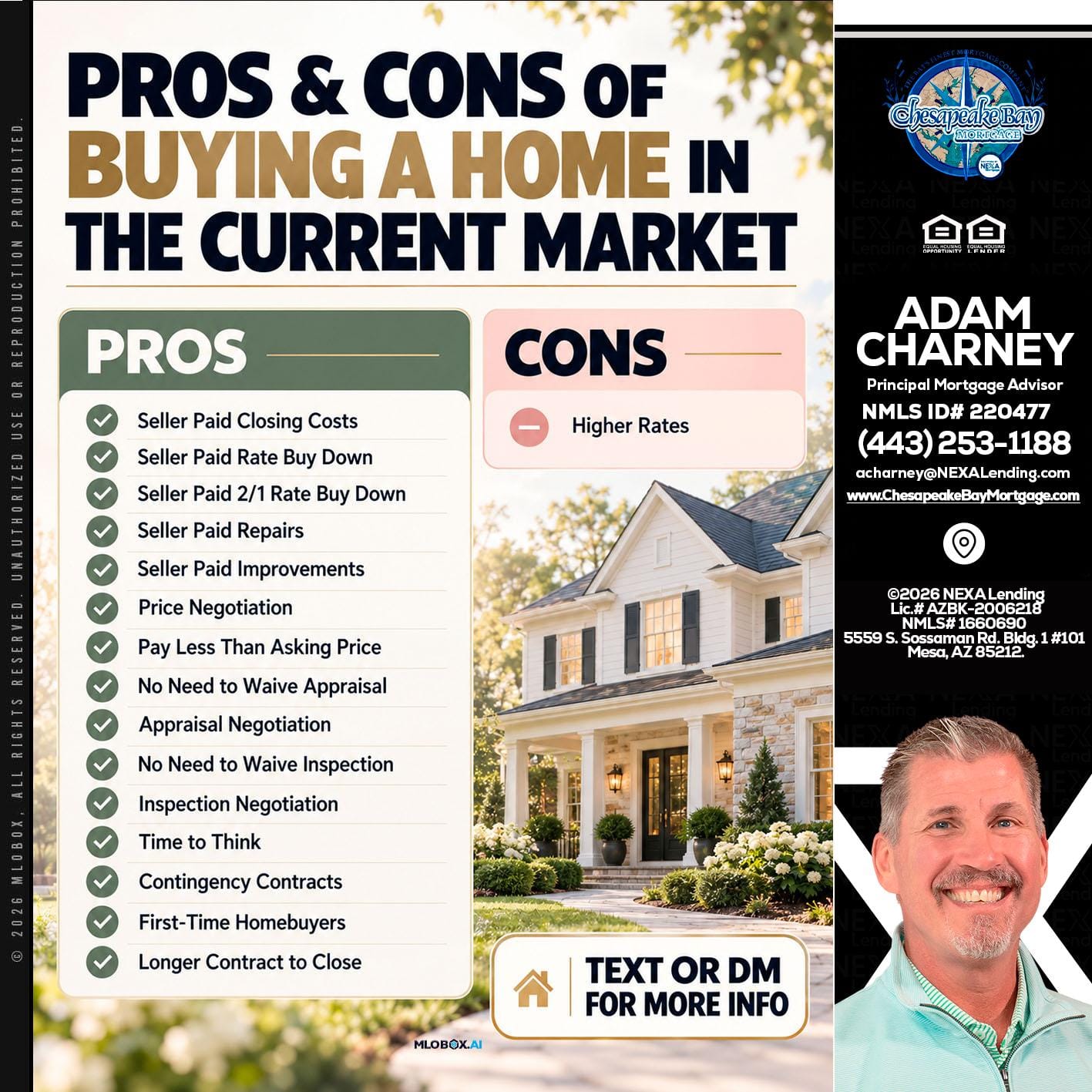 pros and cons - Adam Charney -Principal Mortgage Advisor
