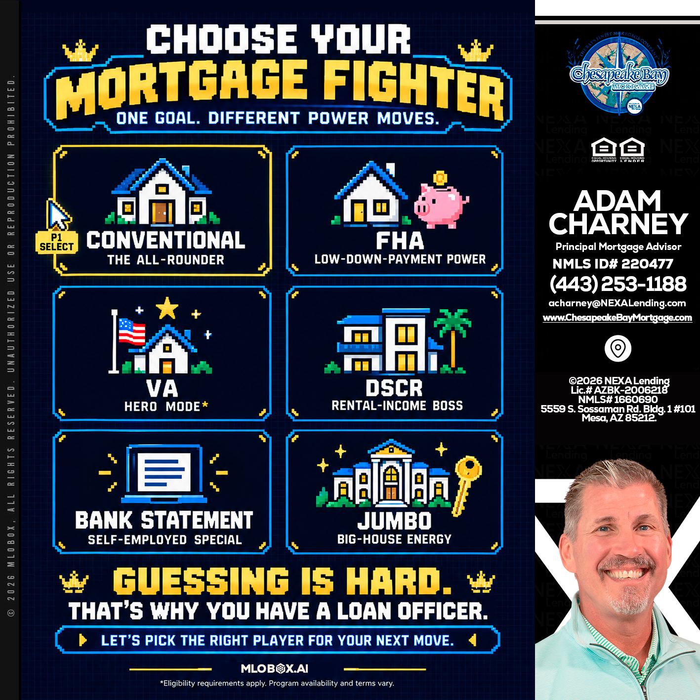 CHOOSE YOUR MORTGAGE - Adam Charney -Principal Mortgage Advisor