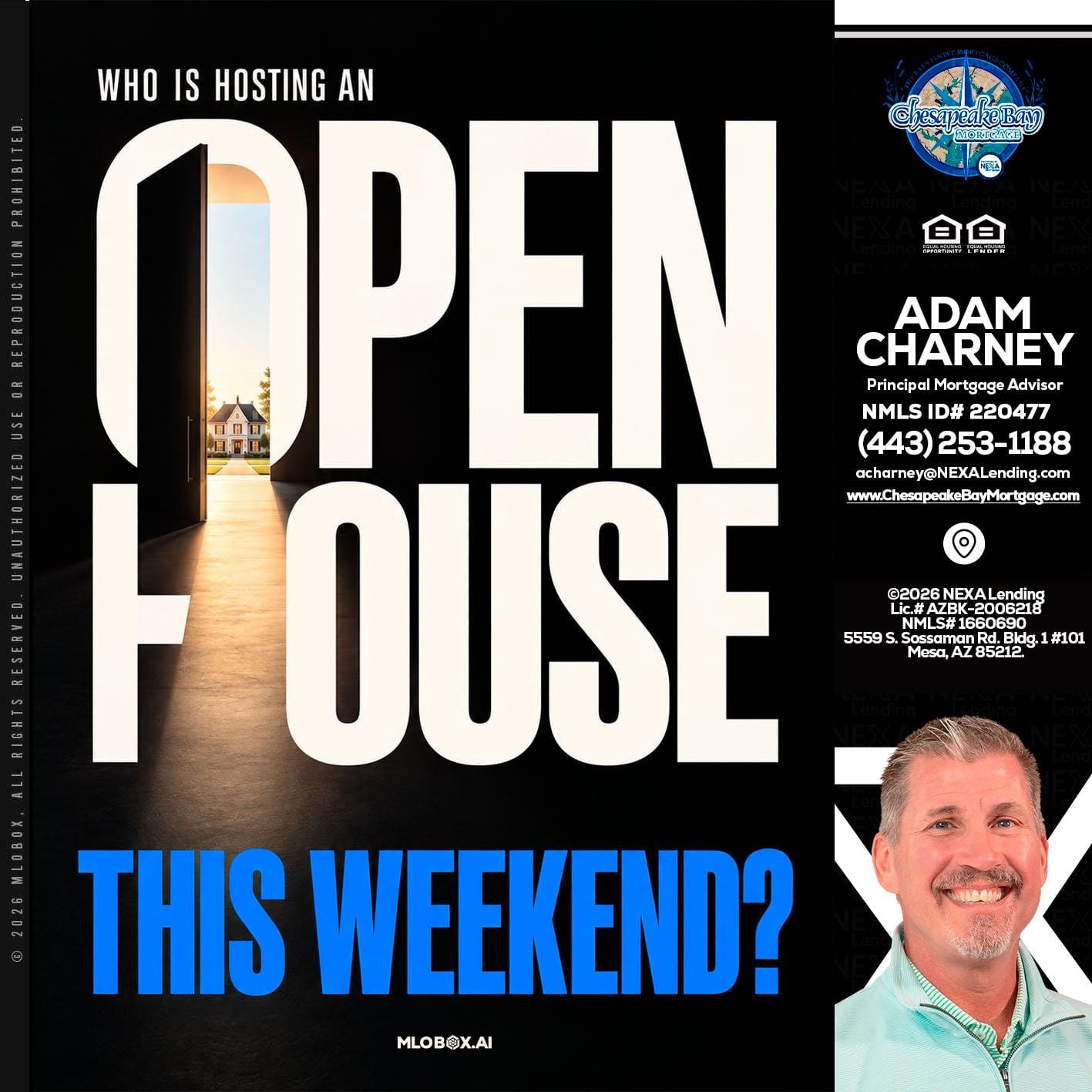 OPEN HOUSE - Adam Charney -Principal Mortgage Advisor